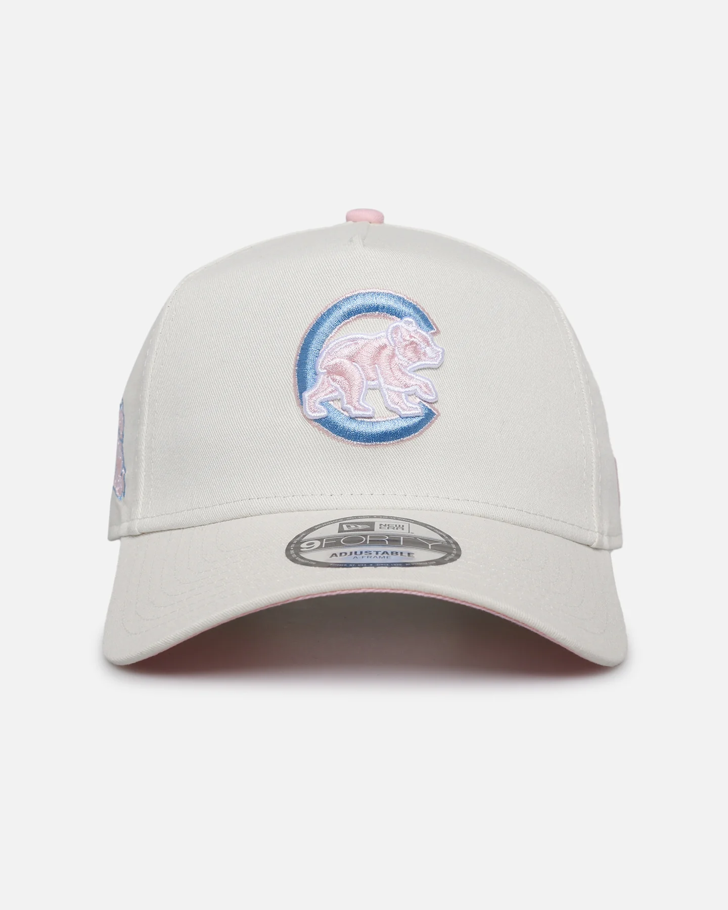 New Era Chicago Cubs 'Pastel' 9FORTY A-Frame Snapback Chrome White