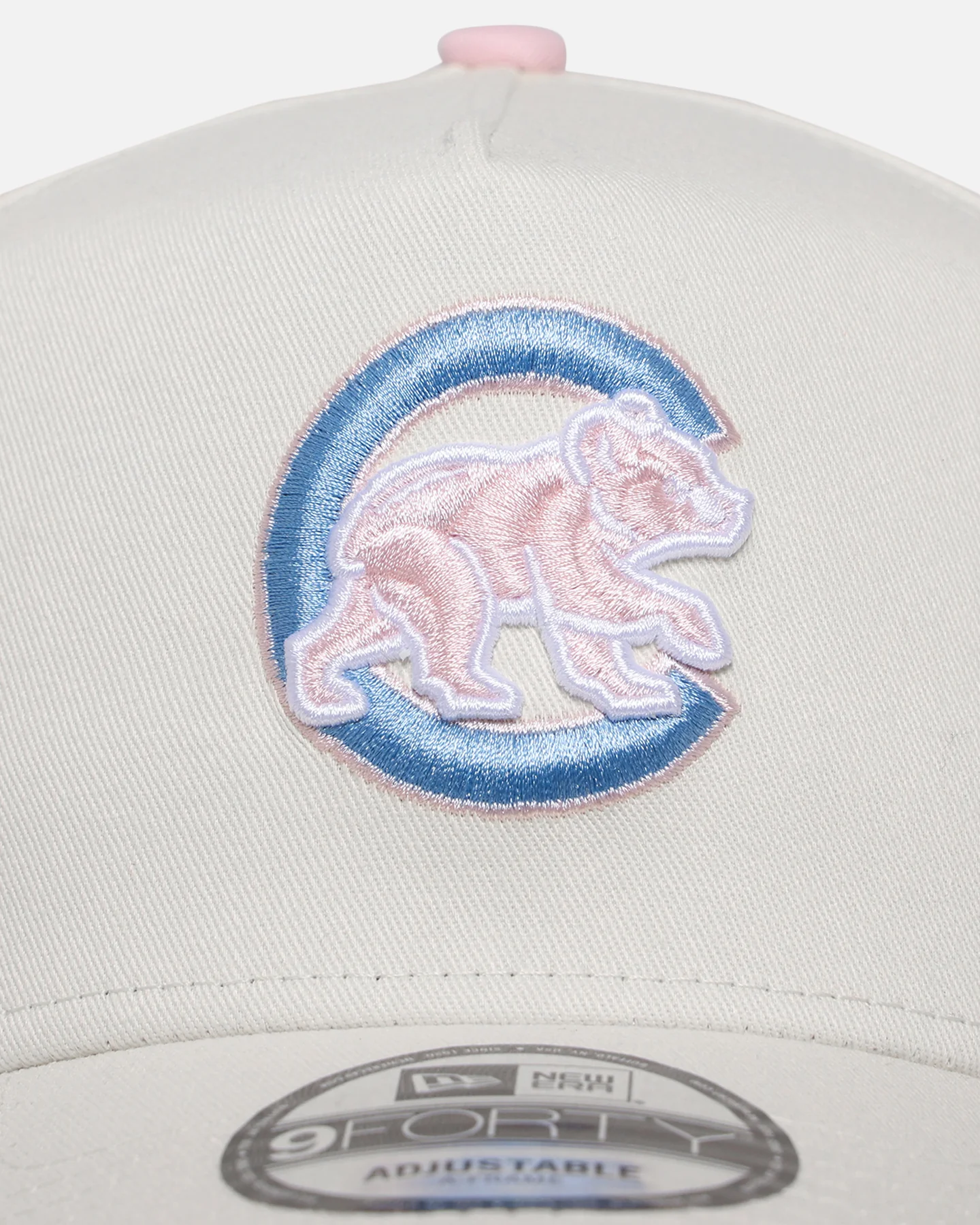 New Era Chicago Cubs 'Pastel' 9FORTY A-Frame Snapback Chrome White - Image 9