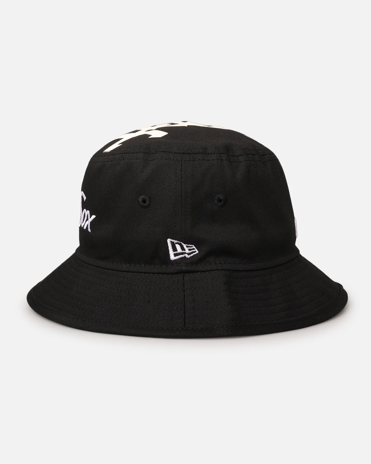 New Era Chicago White Sox 'Script' Bucket Hat Official Team Colour - Image 2