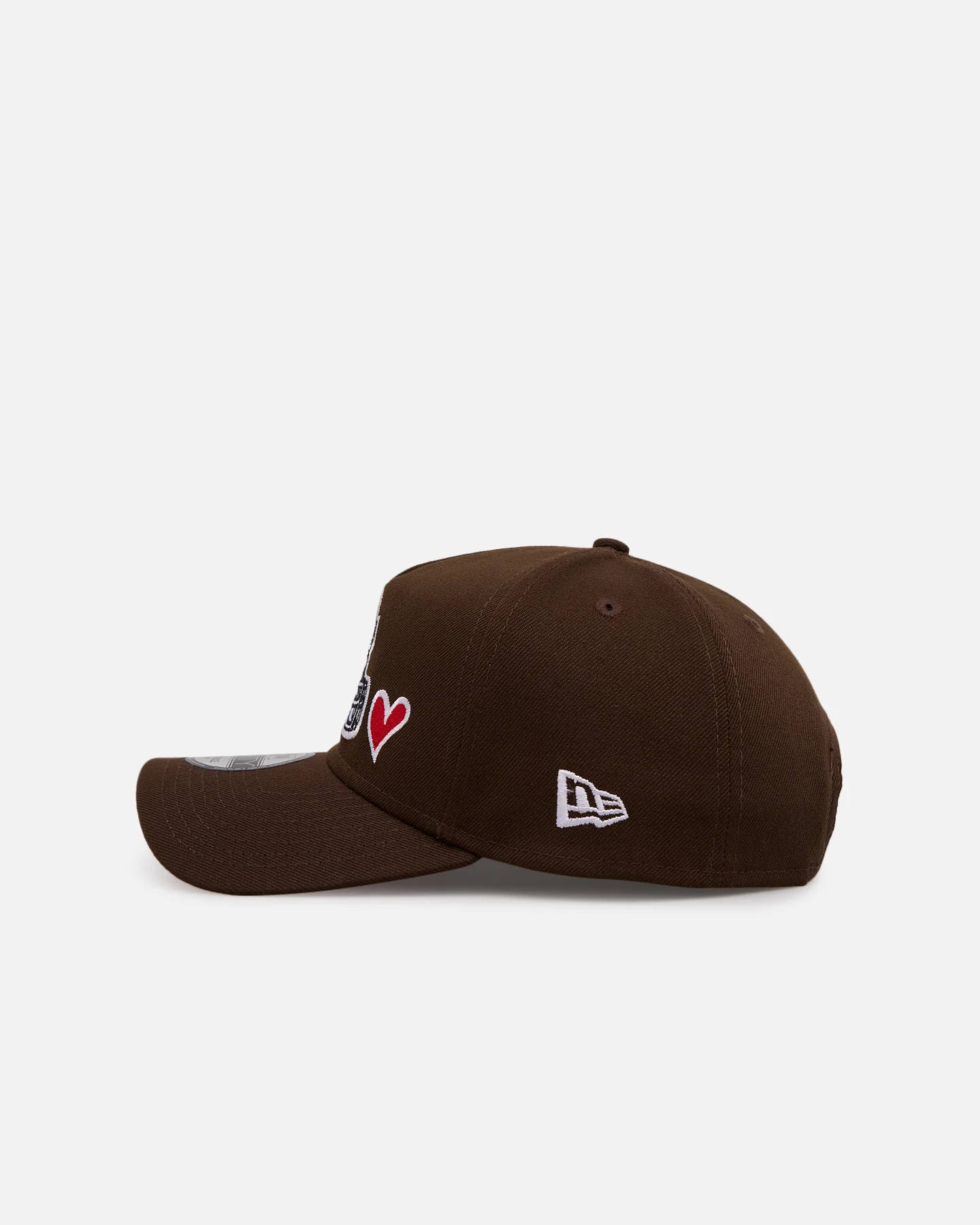 New Era Cleveland Browns 'Team Color Hearts' 9FORTY A-Frame Snapback Official Team Color - Image 4