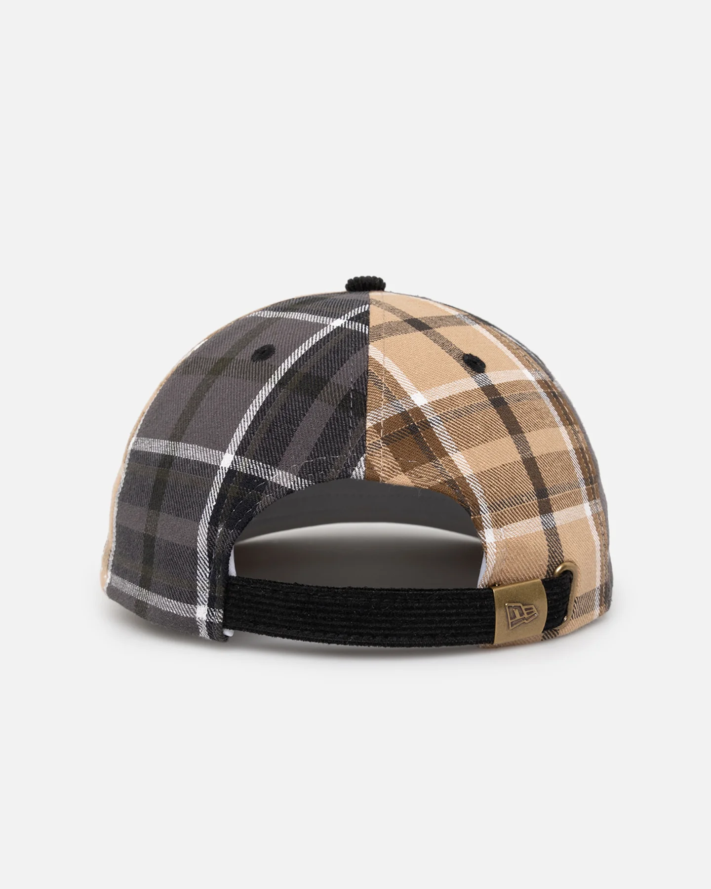 New Era Cleveland Guardians 'Multi Panel Plaid' 9FIFTY High Crown Strapback Plaid - Image 3
