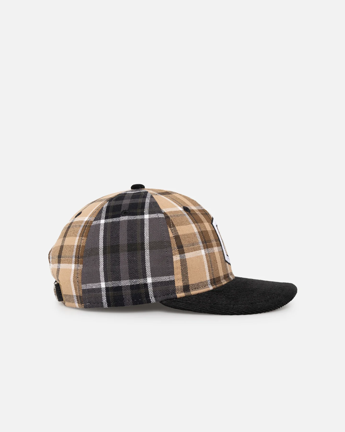 New Era Cleveland Guardians 'Multi Panel Plaid' 9FIFTY High Crown Strapback Plaid - Image 4