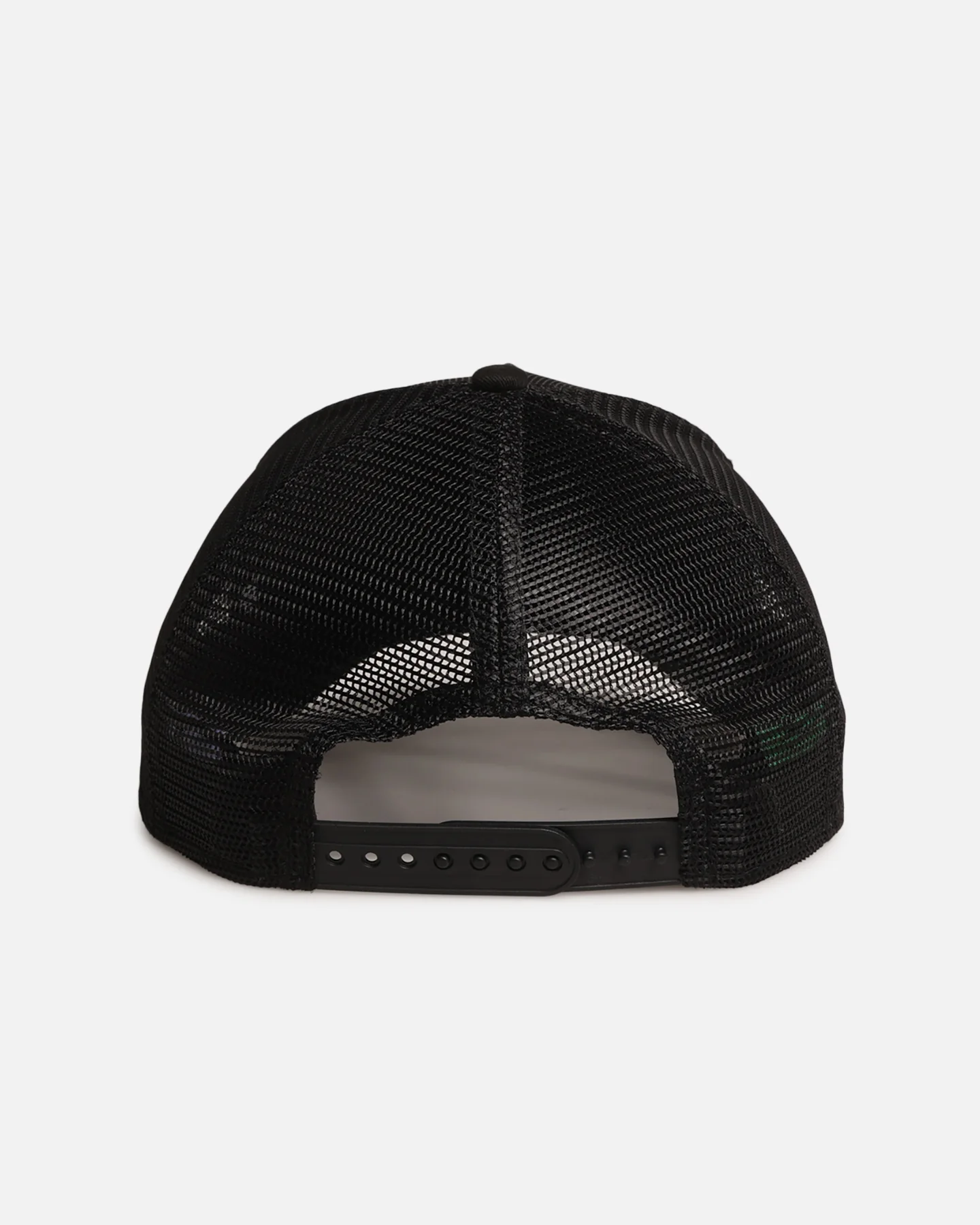 New Era Cronulla Sutherland Sharks 'NRL Mesh Crown' 9FORTY A-Frame Trucker Snapback Black - Image 2