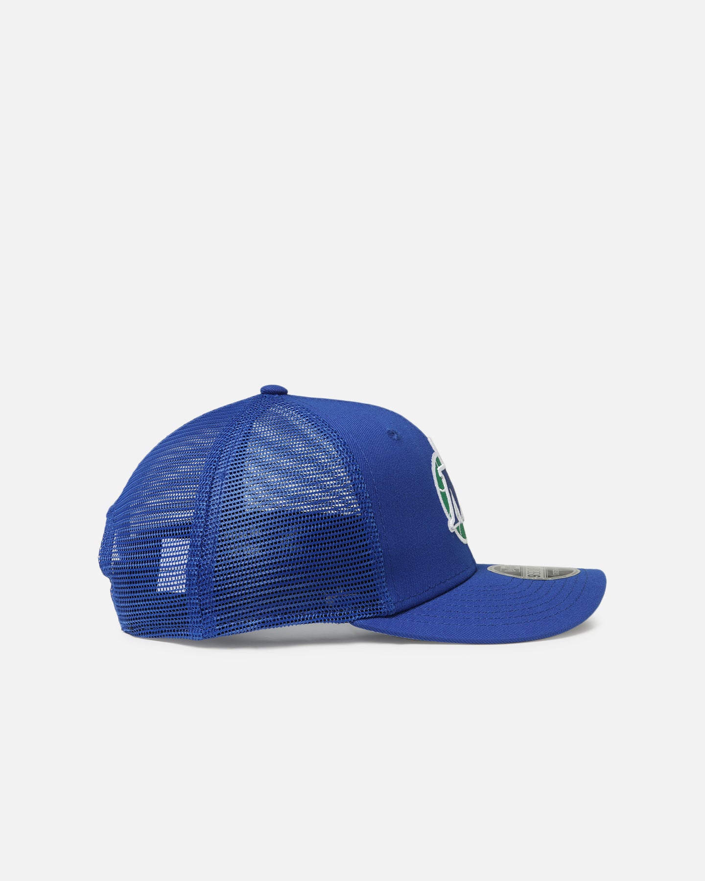 New Era Dallas Mavericks 'HWC' 9SEVENTY Trucker Stretch Snapback Medium Blue - Image 3