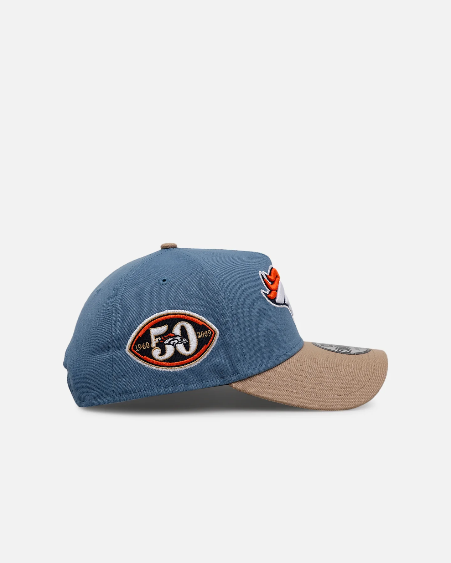 New Era Denver Broncos 'Easy Breezy' 9FORTY A-Frame Snapback Blue/Tan - Image 3