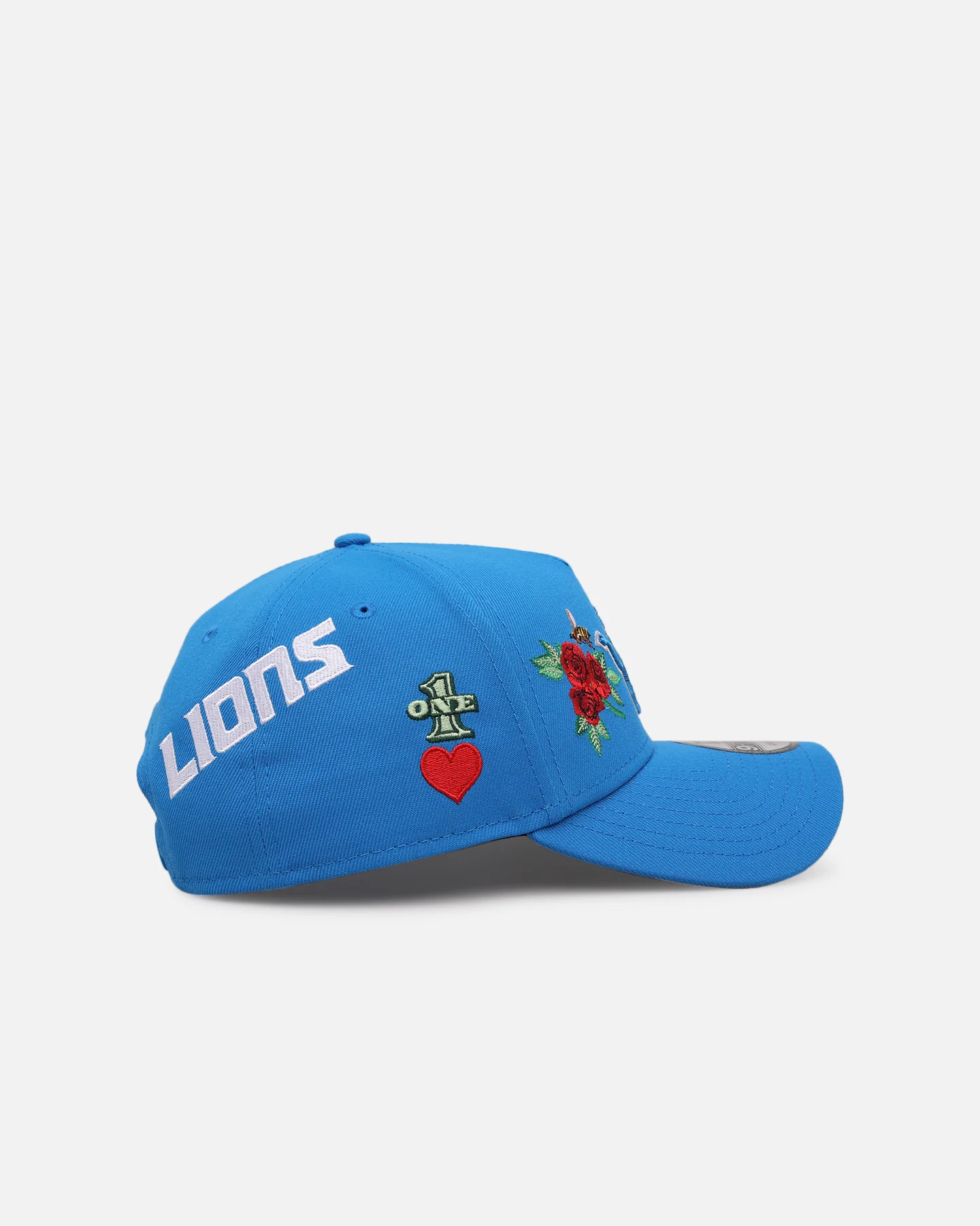 New Era Detroit Lions 'One Love' 9FORTY A-Frame Snapback Official Team Color - Image 3