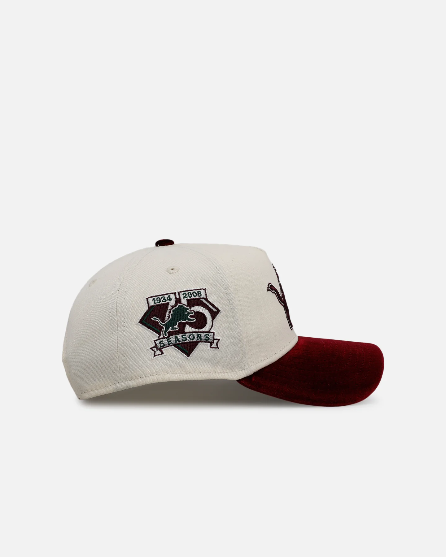 New Era Detroit Lions 'Velvet Roses' 9FORTY A-Frame Snapback Chrome - Image 4