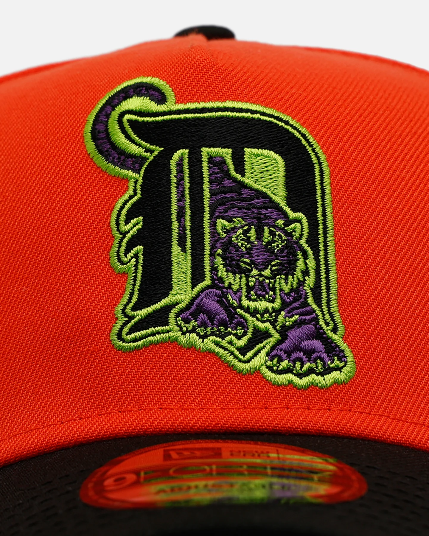 New Era Detroit Tigers 'Halloween' 9FORTY A-Frame Snapback Orange/Black - Image 5