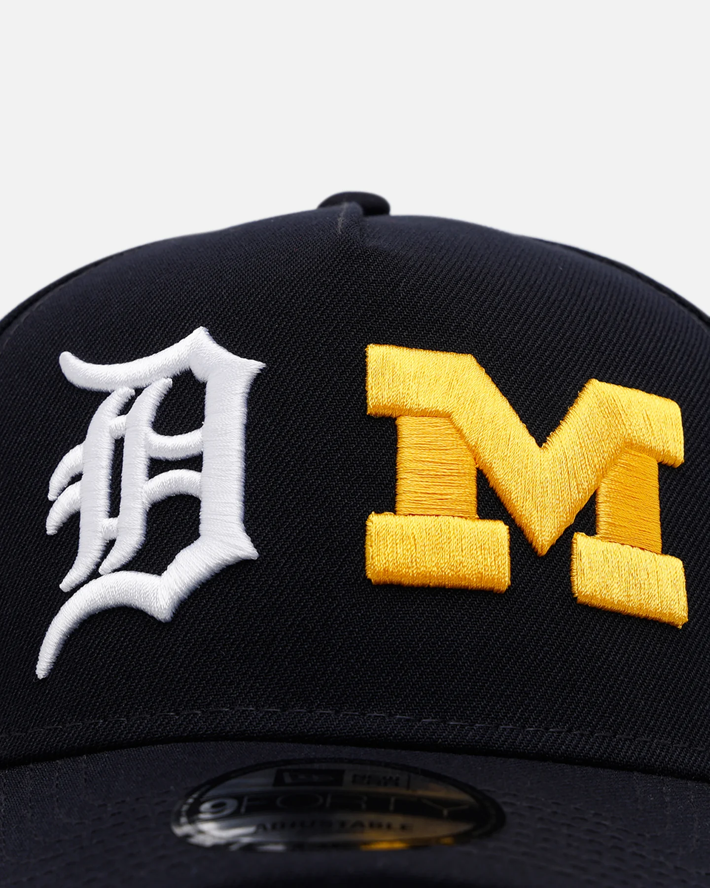 New Era Detroit Tigers 'MLB & NCAA Dual Logo' 9FORTY A-Frame Snapback Navy - Image 5