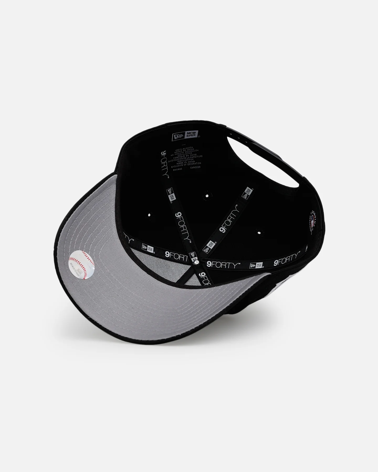 New Era Detroit Tigers 'Oversized Gothic Script Crown' 9FORTY A-Frame Snapback Black/White - Image 6