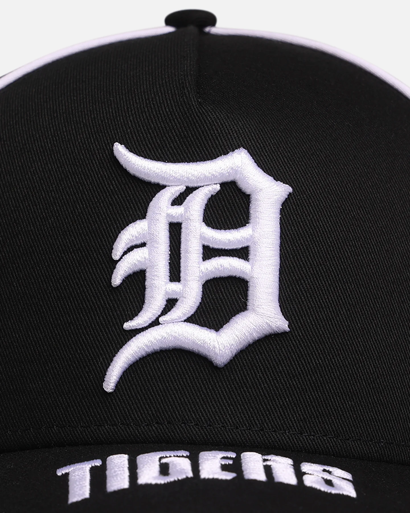 New Era Detroit Tigers 'Piping' 9FORTY A-Frame Snapback Black/White - Image 5