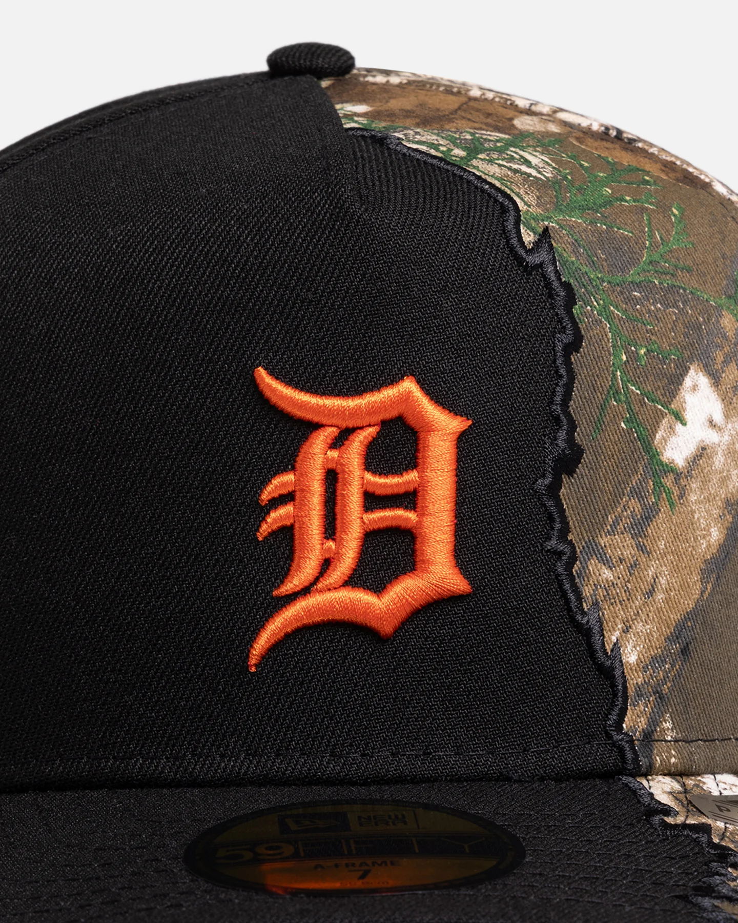 New Era Detroit Tigers 'Split Realtree' 59FIFTY Fitted Black - Image 5