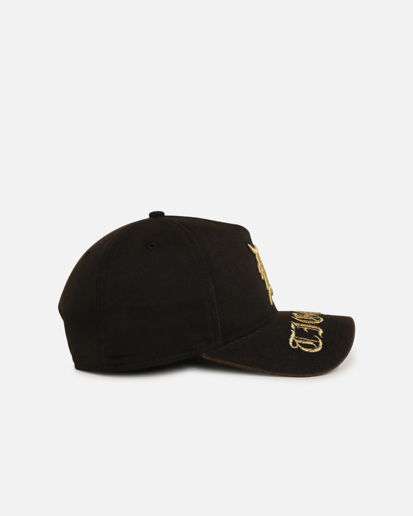 New Era Detroit Tigers 'Washed Gothic Visor' 9OFRTY A-Frame Snapback Black - Image 3
