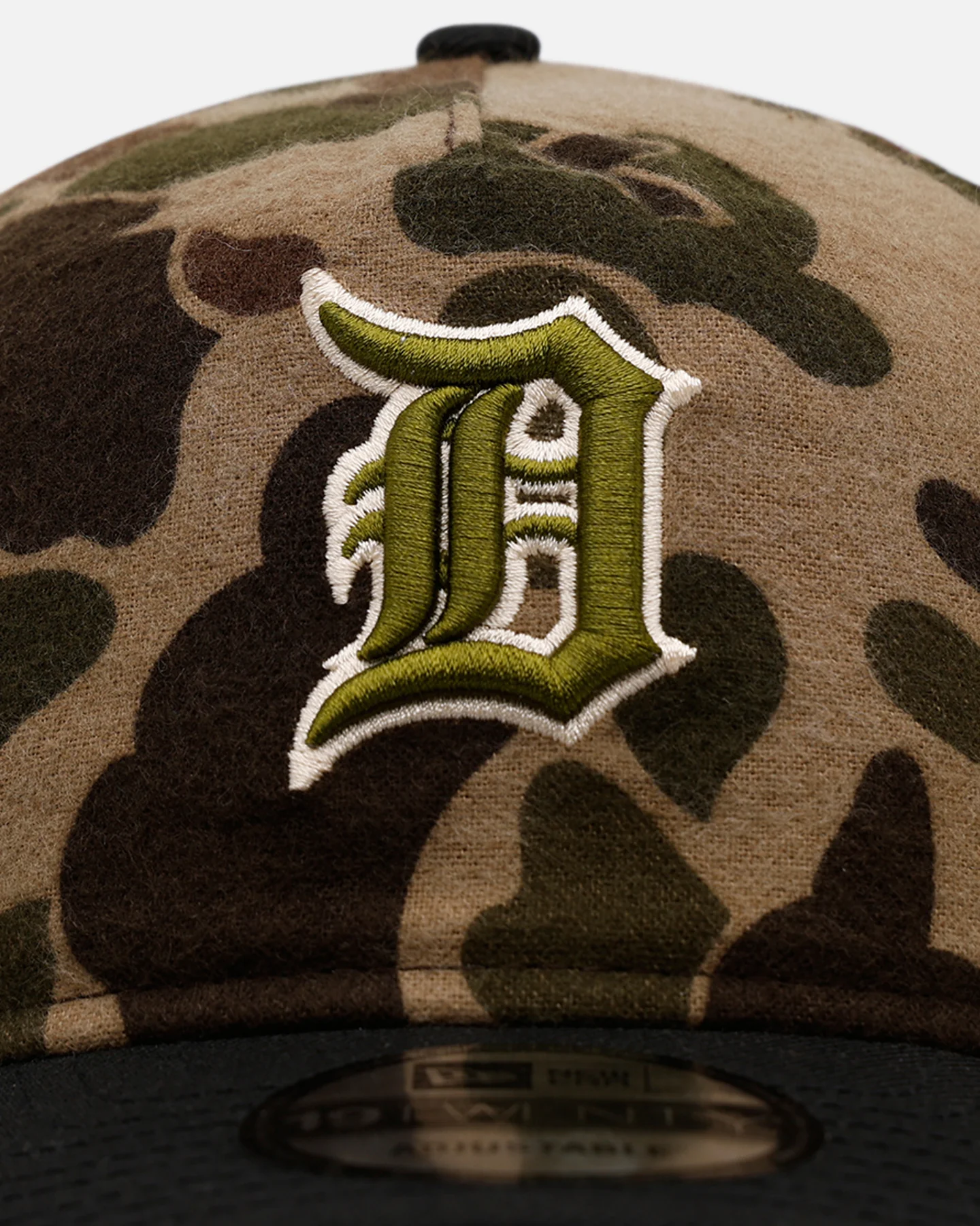 New Era Detroit Tigers 'Wool Duck Camo' 19TWENTY Strapback Duck Camo - Image 5