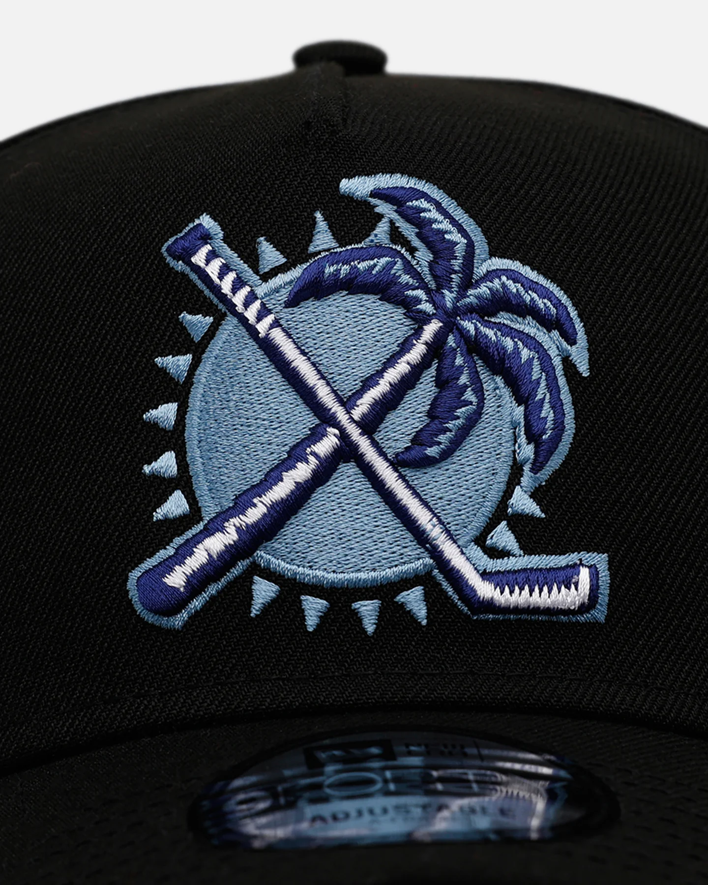 New Era Florida Panthers 'Black And Sky Blue' 9FORTY A-Frame Snapback Black/Sky Blue - Image 5