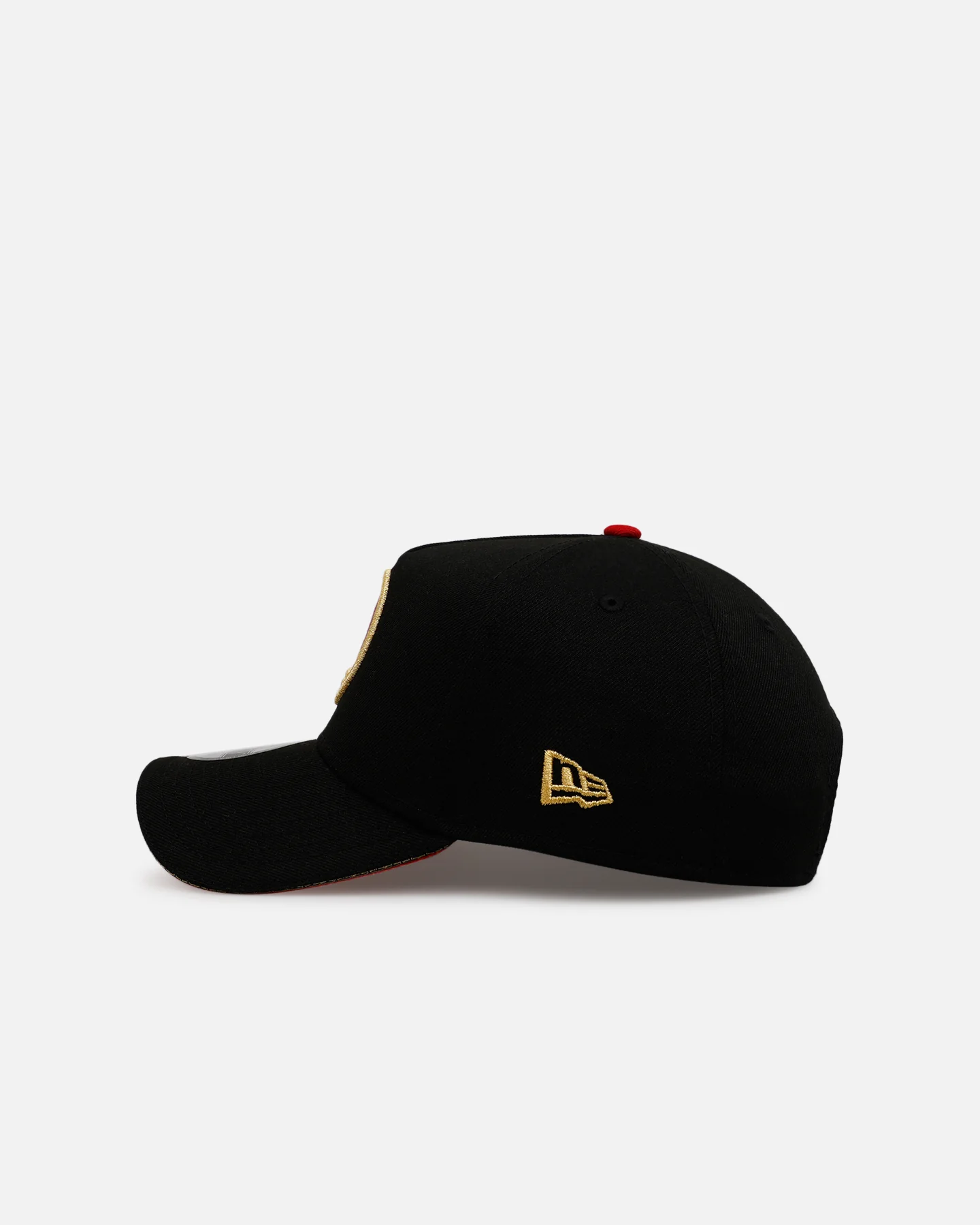 New Era Golden State Warriors 'Longevity' 9FORTY A-Frame Snapback Black/Red - Image 4