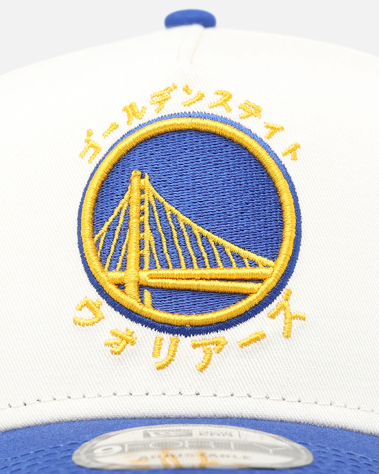 New Era Golden State Warriors 'NBA X Hyperfly' 9FORTY A-Frame Snapback Chrome White - Image 5