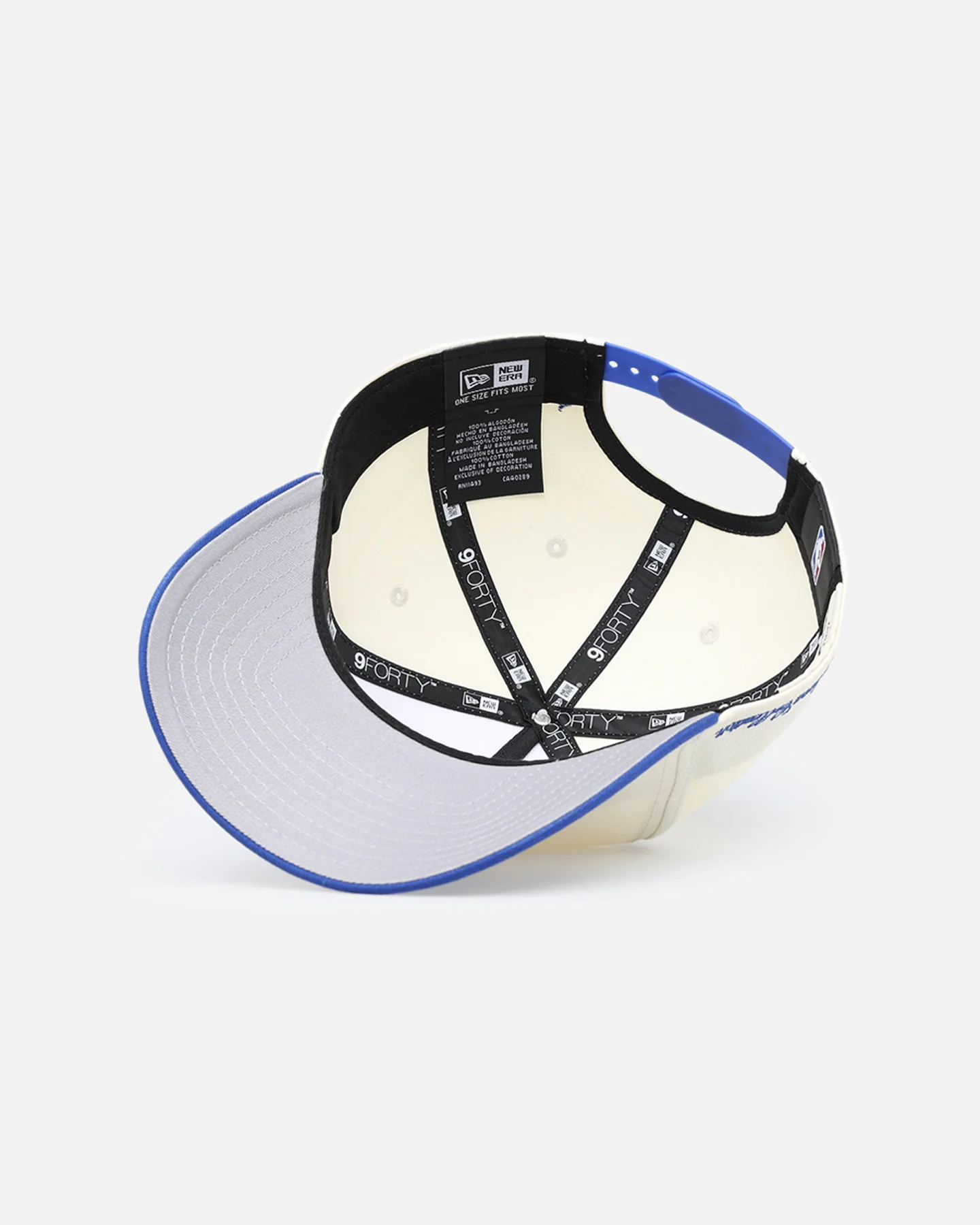 New Era Golden State Warriors 'NBA X Hyperfly' 9FORTY A-Frame Snapback Chrome White - Image 6