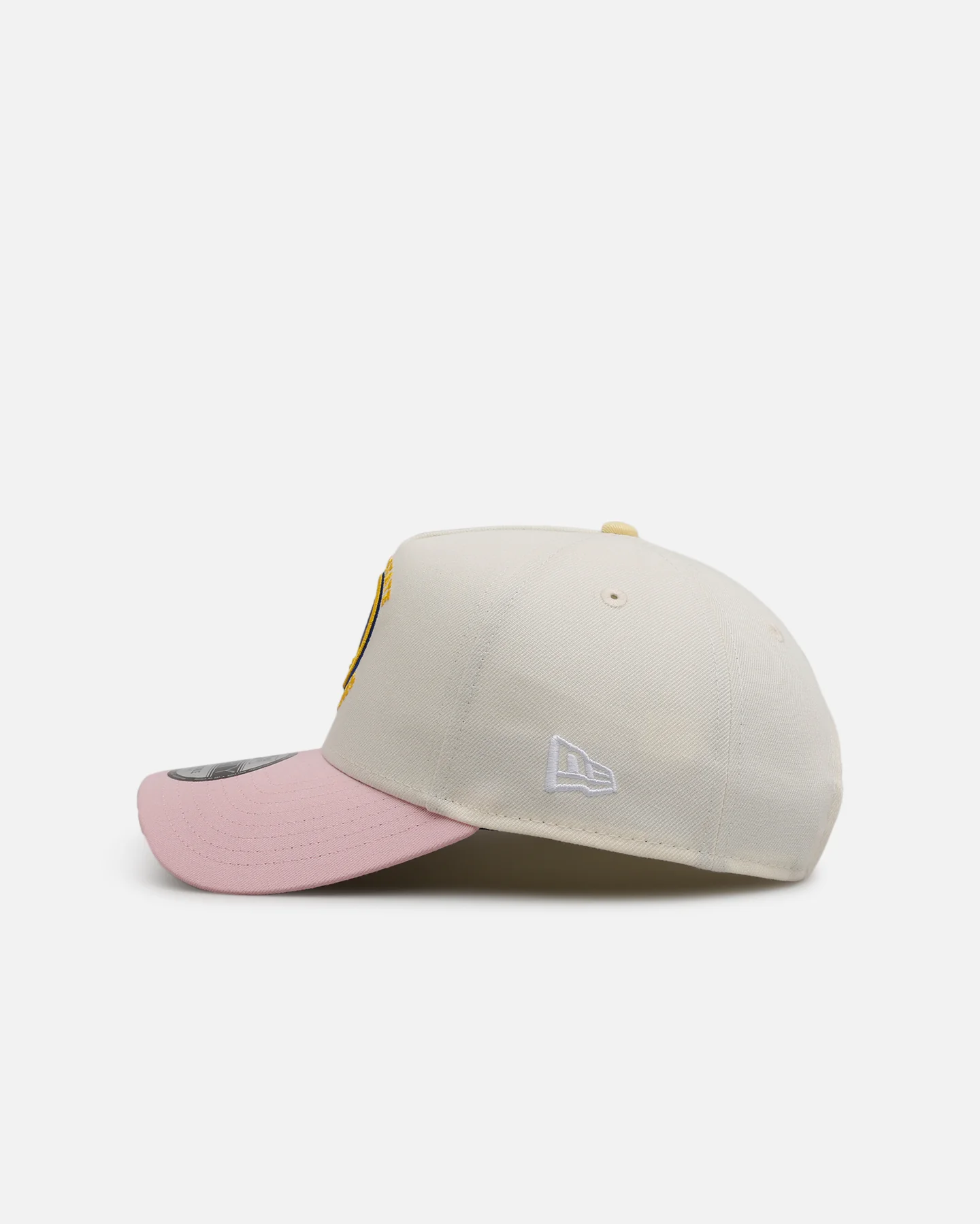 New Era Golden State Warriors 'Pink Lemonade' 9FORTY A-Frame Snapback Pink/Yellow - Image 4