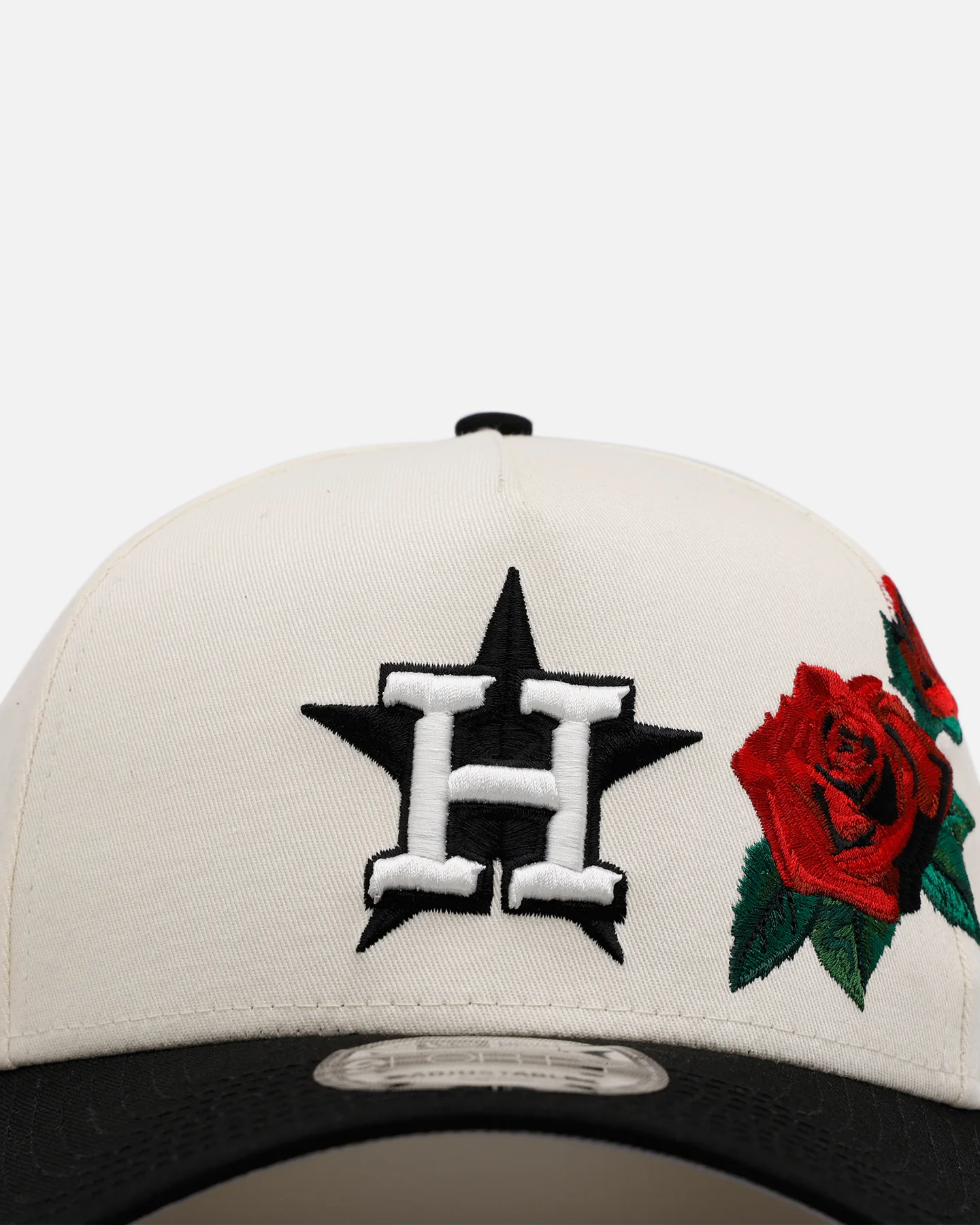 New Era Houston Astros 'Chrome Black Roses' 9FORTY A-Frame Snapback Chrome/Black - Image 5