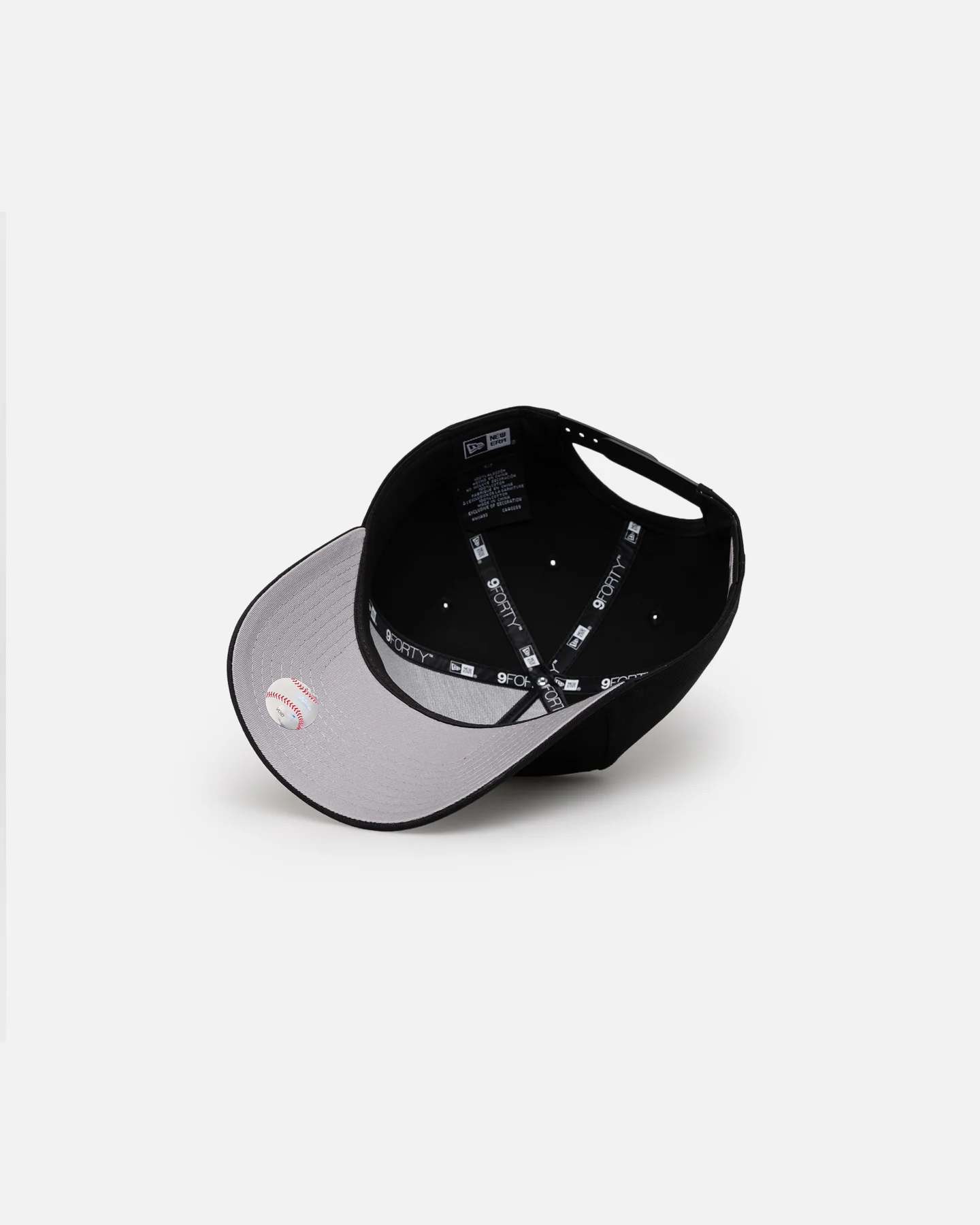New Era Houston Astros 'Gothic Arch' 9FORTY A-Frame Snapback Black/White - Image 6