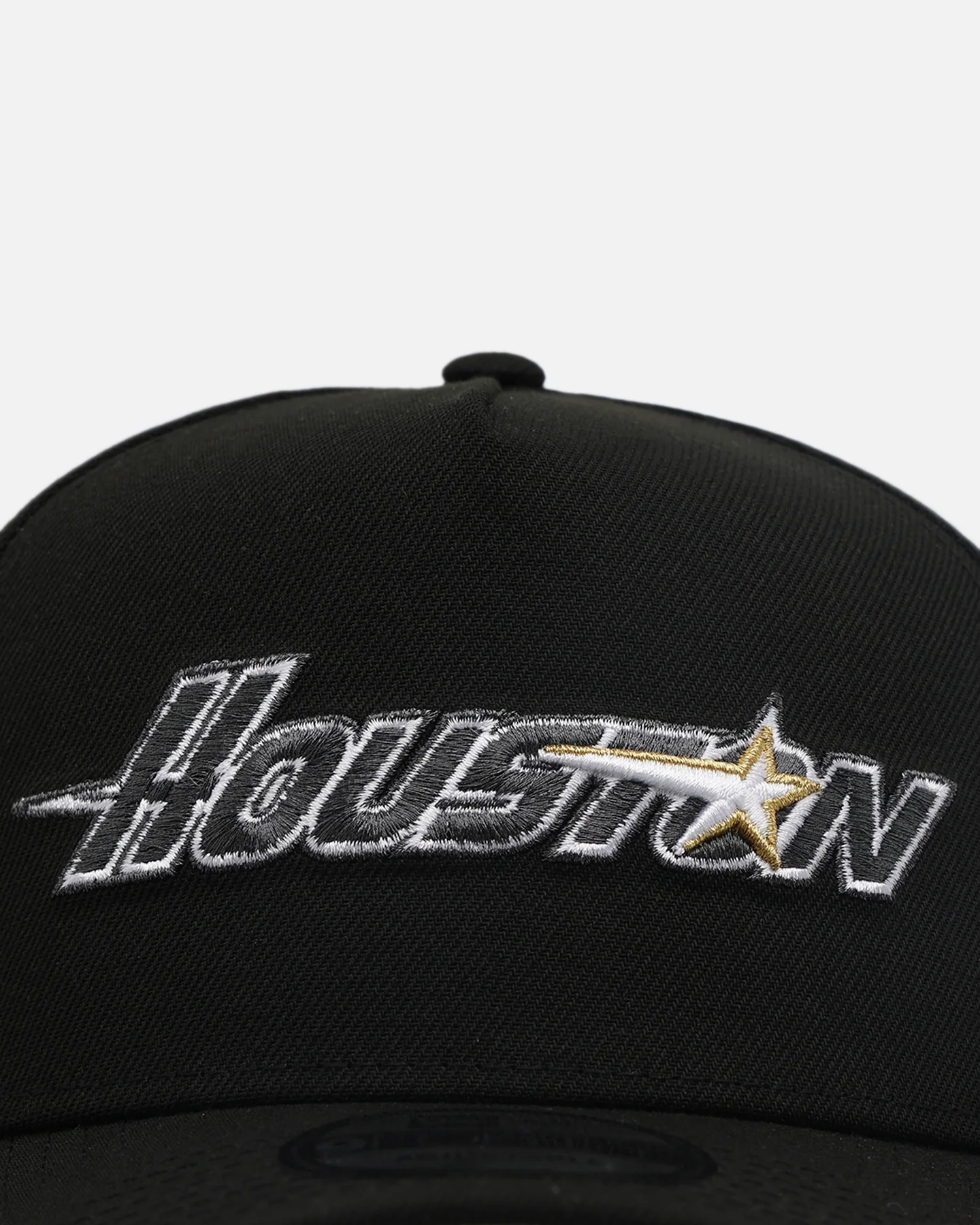 New Era Houston Astros 'Metallic Wordmark' 9FORTY A-Frame Snapback Black - Image 5