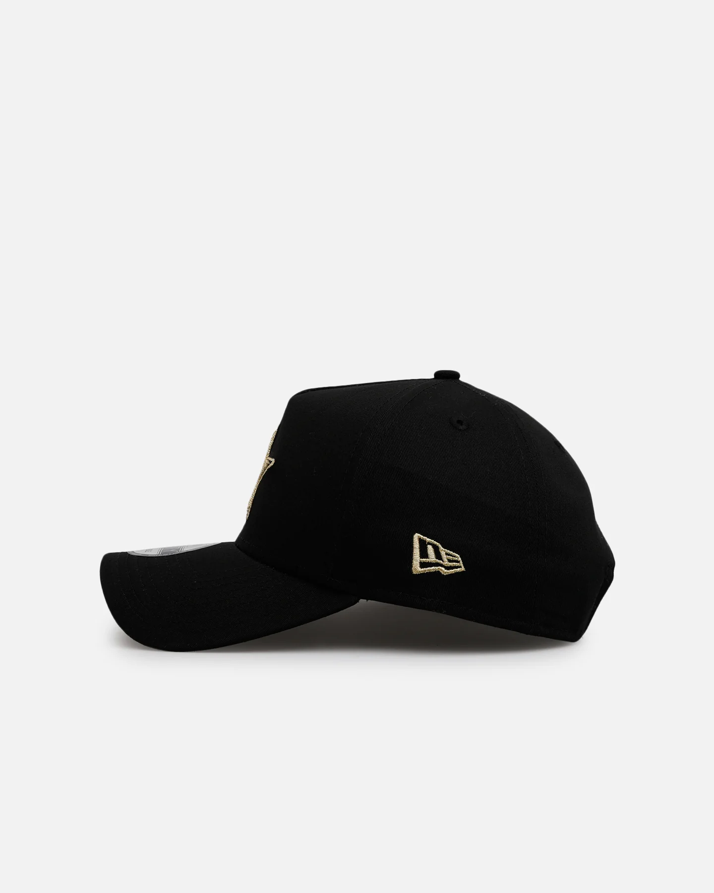 New Era Houston Astros 'Raised Metallic Chainstitch' 9FORTY A-Frame Snapback Black - Image 4