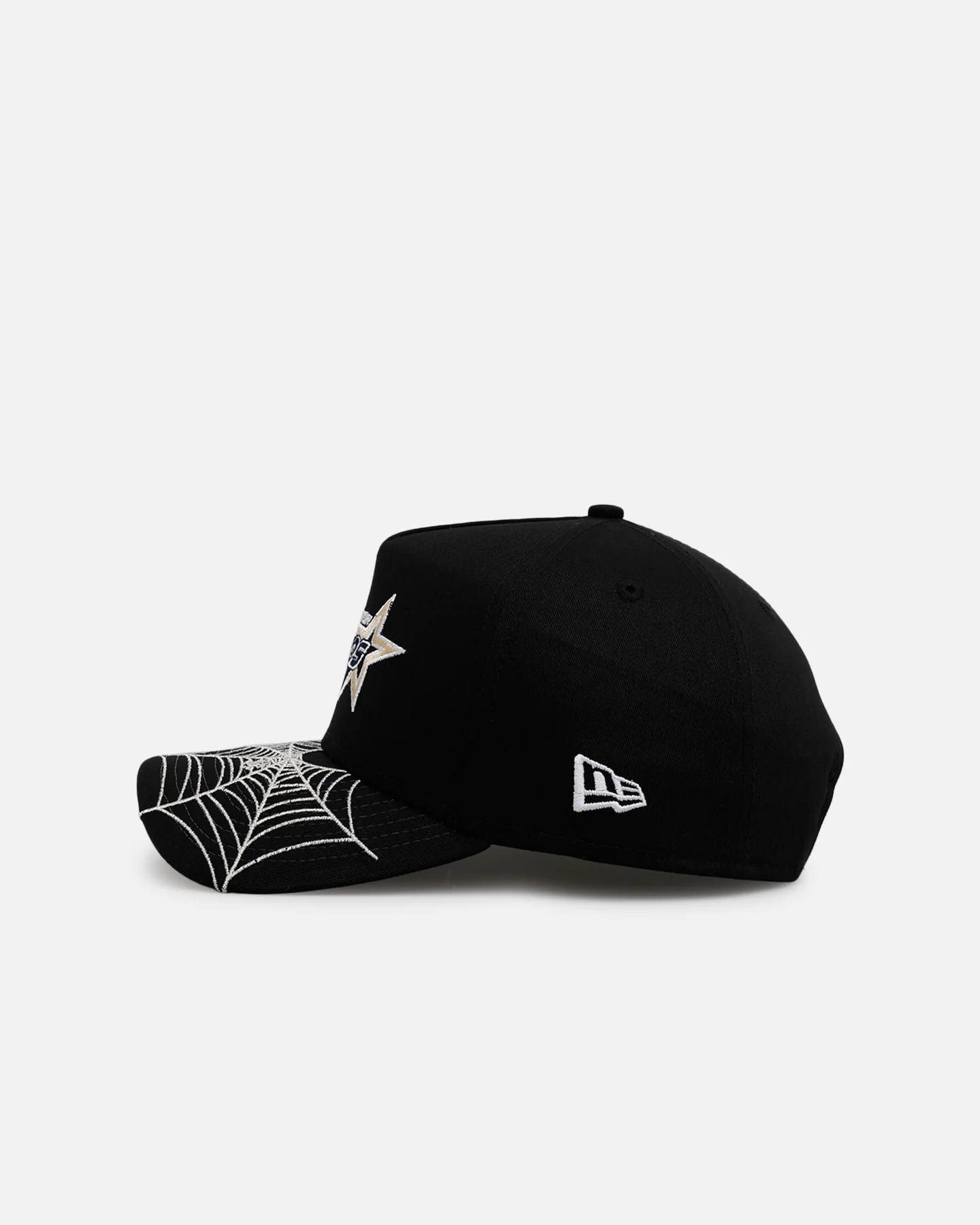 New Era Houston Astros 'Spider Web Visor' 9FORTY A-Frame Snapback Black - Image 5