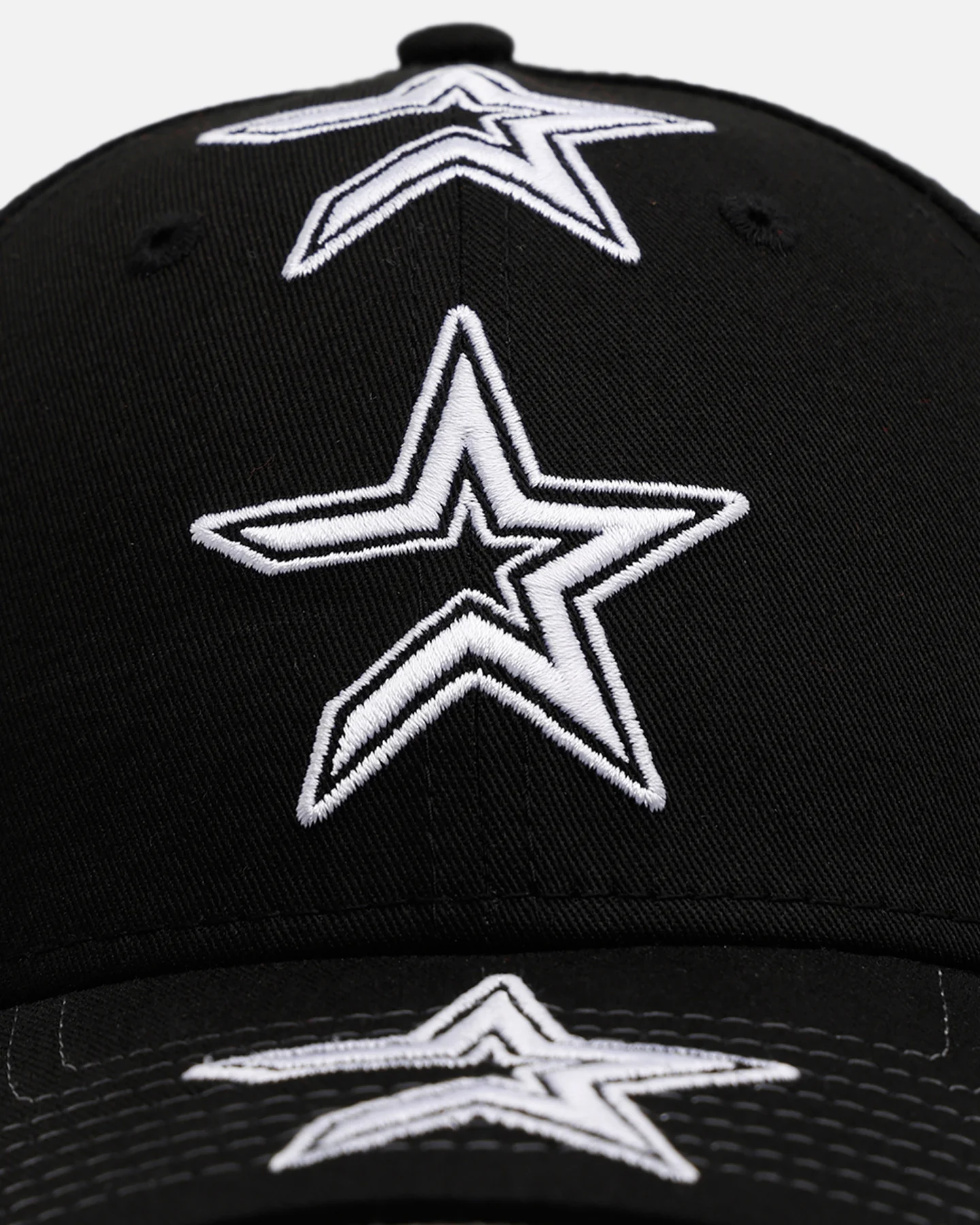 New Era Houston Astros 'Spine' 9FORTY A-Frame Strapback Black/White - Image 5