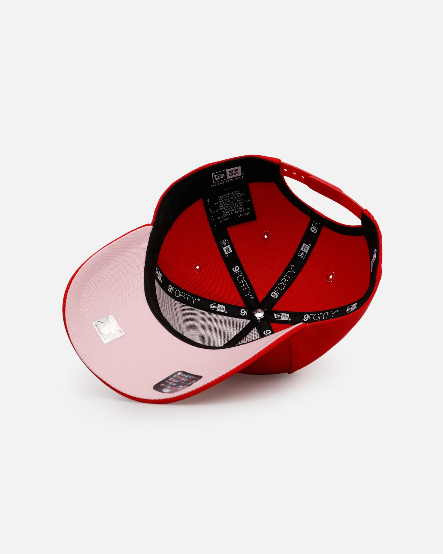 New Era Houston Rockets 'Team Color Hearts' 9FORTY A-Frame Snapback Official Team Color - Image 6