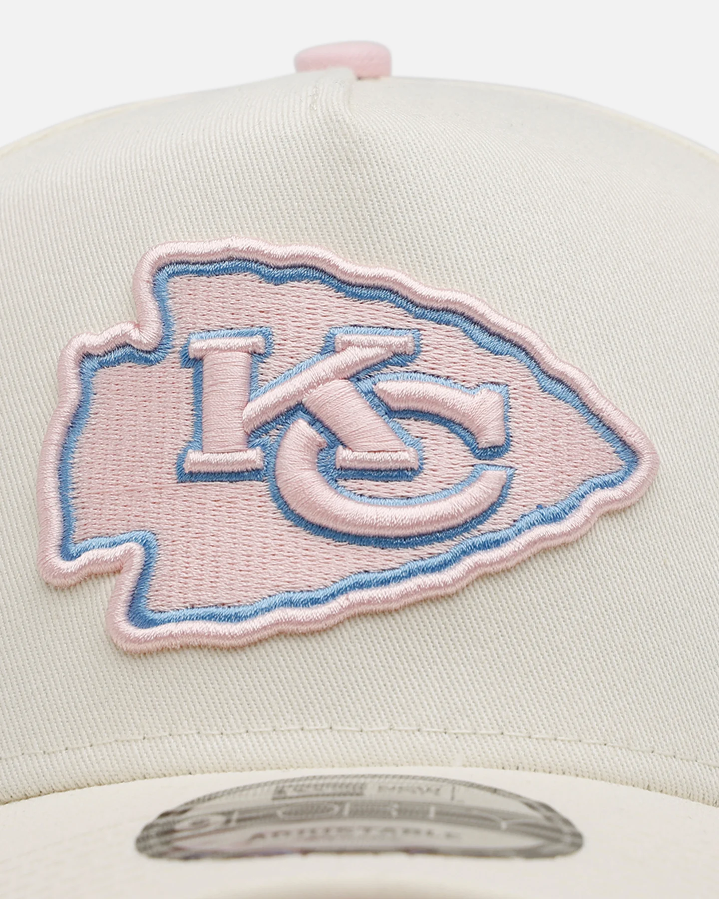New Era Kansas City Chiefs 'Pastel' 9FORTY A-Frame Snapback Chrome White - Image 5