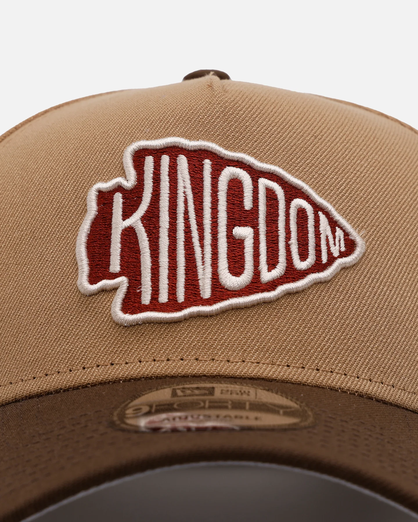 New Era Kansas City Chiefs 'Thanksgiving Football' 9FORTY A-Frame Snapback Khaki - Image 5