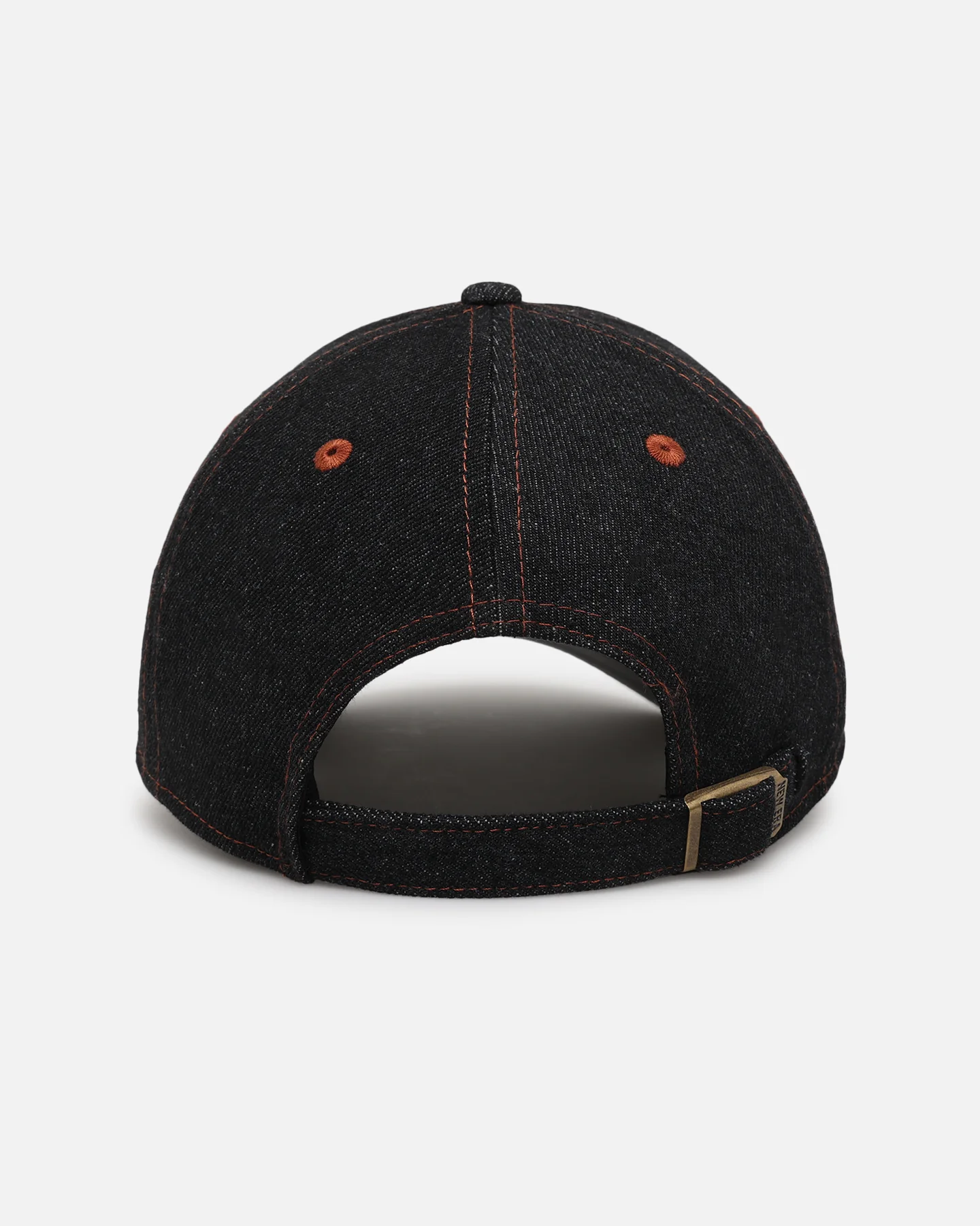 New Era Las Vegas Raiders "Black Denim" Classic Casual Strapback Black Denim/Rust Contrast - Image 3
