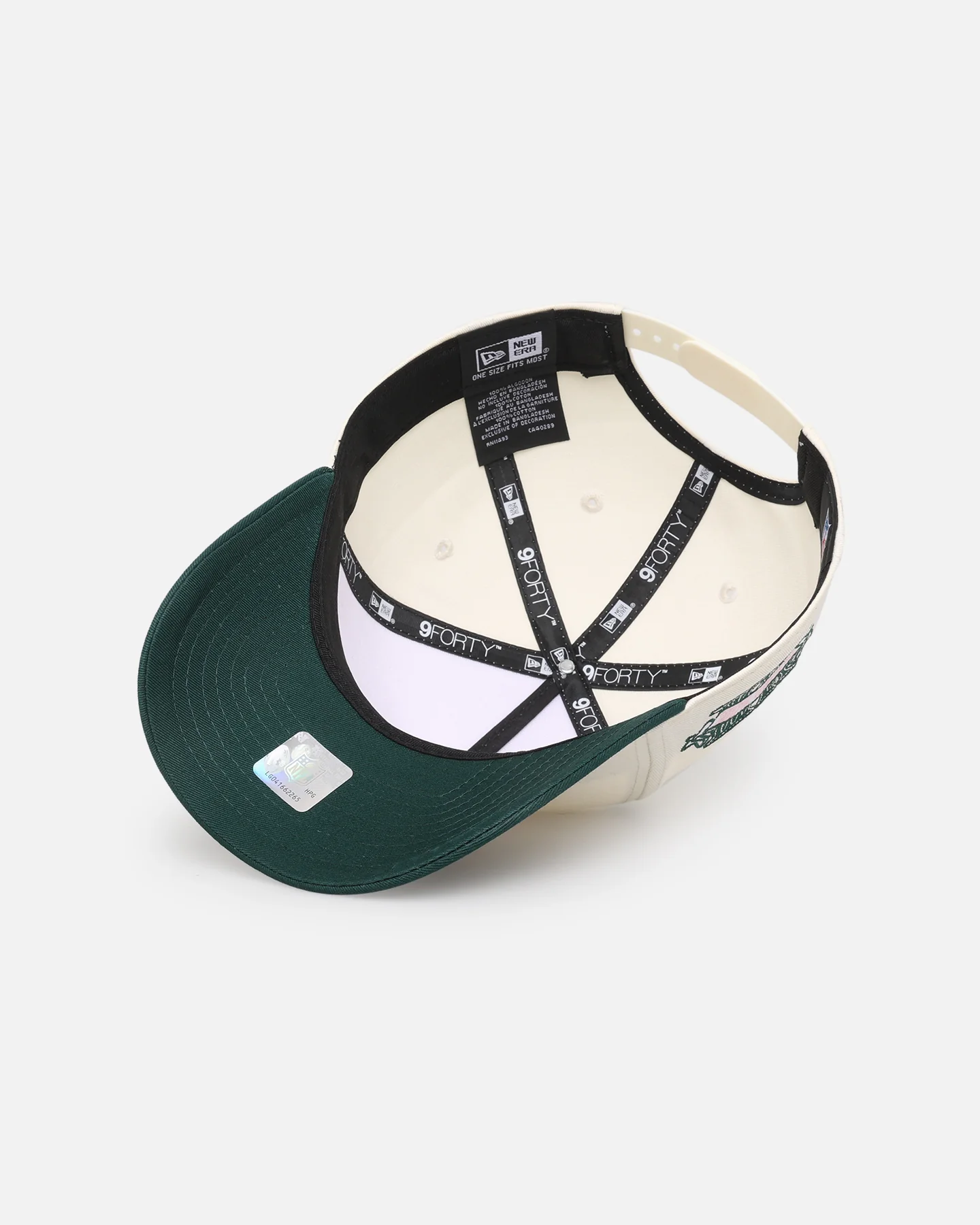 New Era Las Vegas Raiders 'Chrome Dark Green' 9FORTY A-Frame Snapback Chrome/Dark Green - Image 6