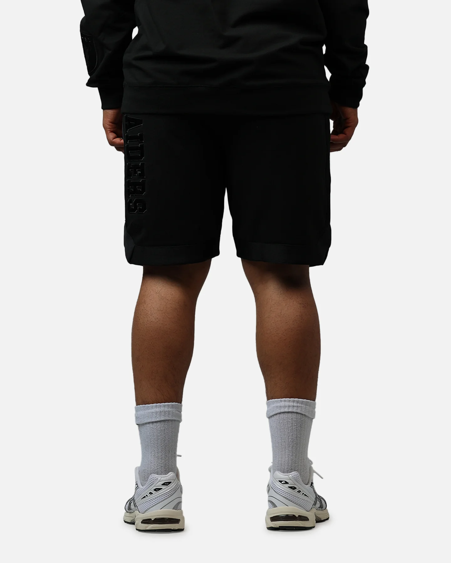 New Era Las Vegas Raiders Logo Select Shorts Black/Black - Image 5