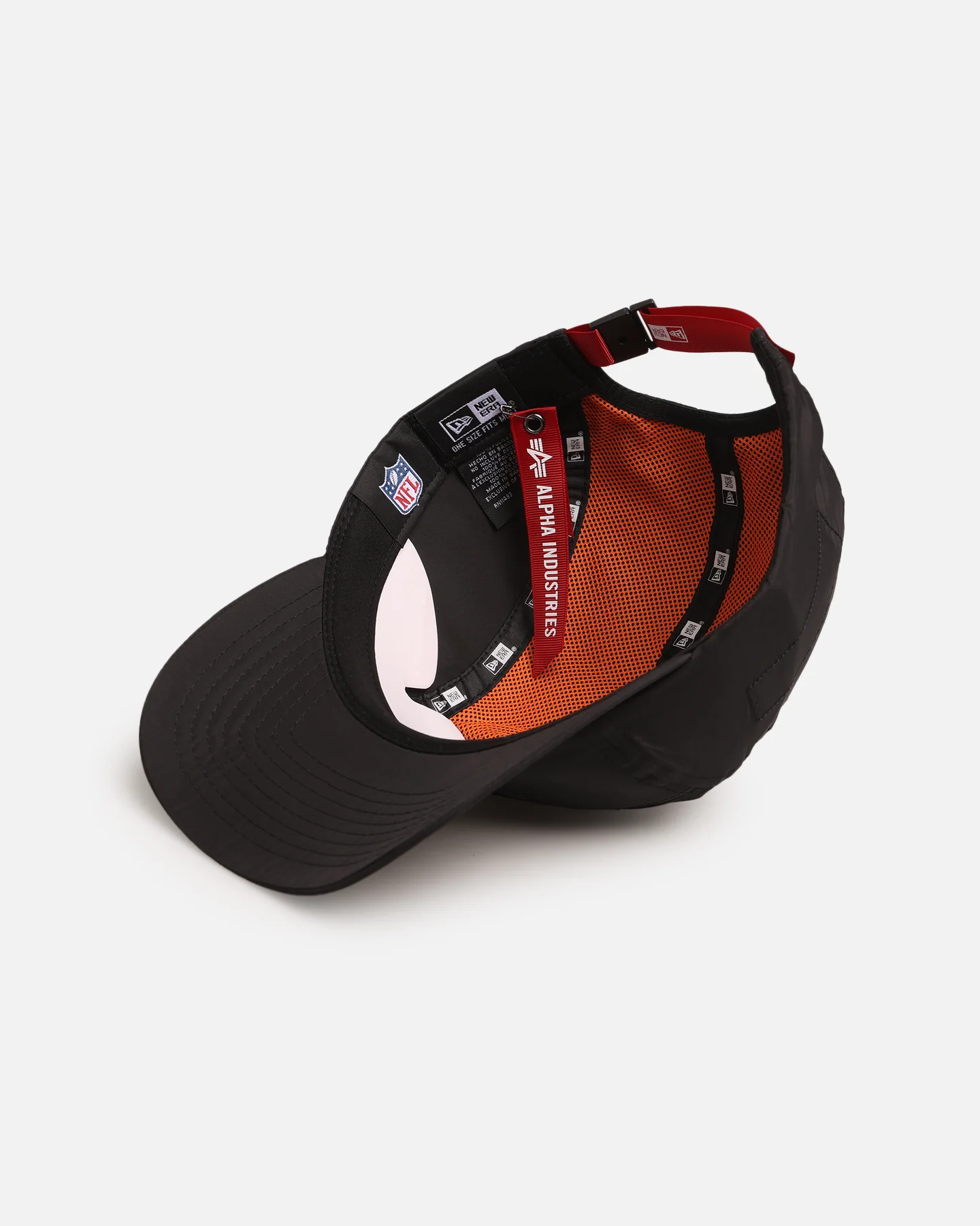 New Era Las Vegas Raiders 'New Era x Alpha Industries' Camper Strapback Black - Image 6