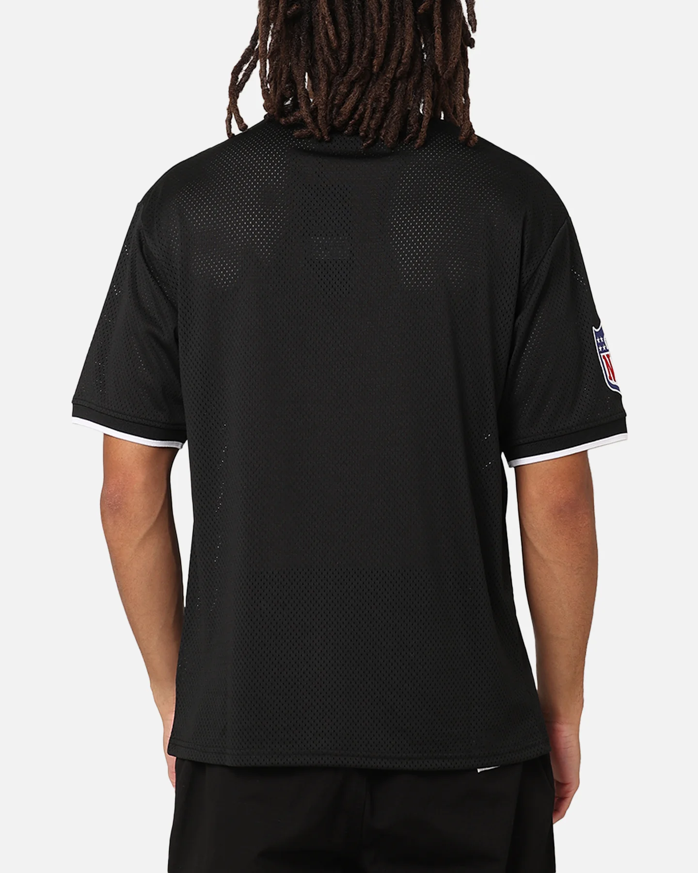 New Era Las Vegas Raiders NFL Oversized Mesh T-Shirt Black - Image 3