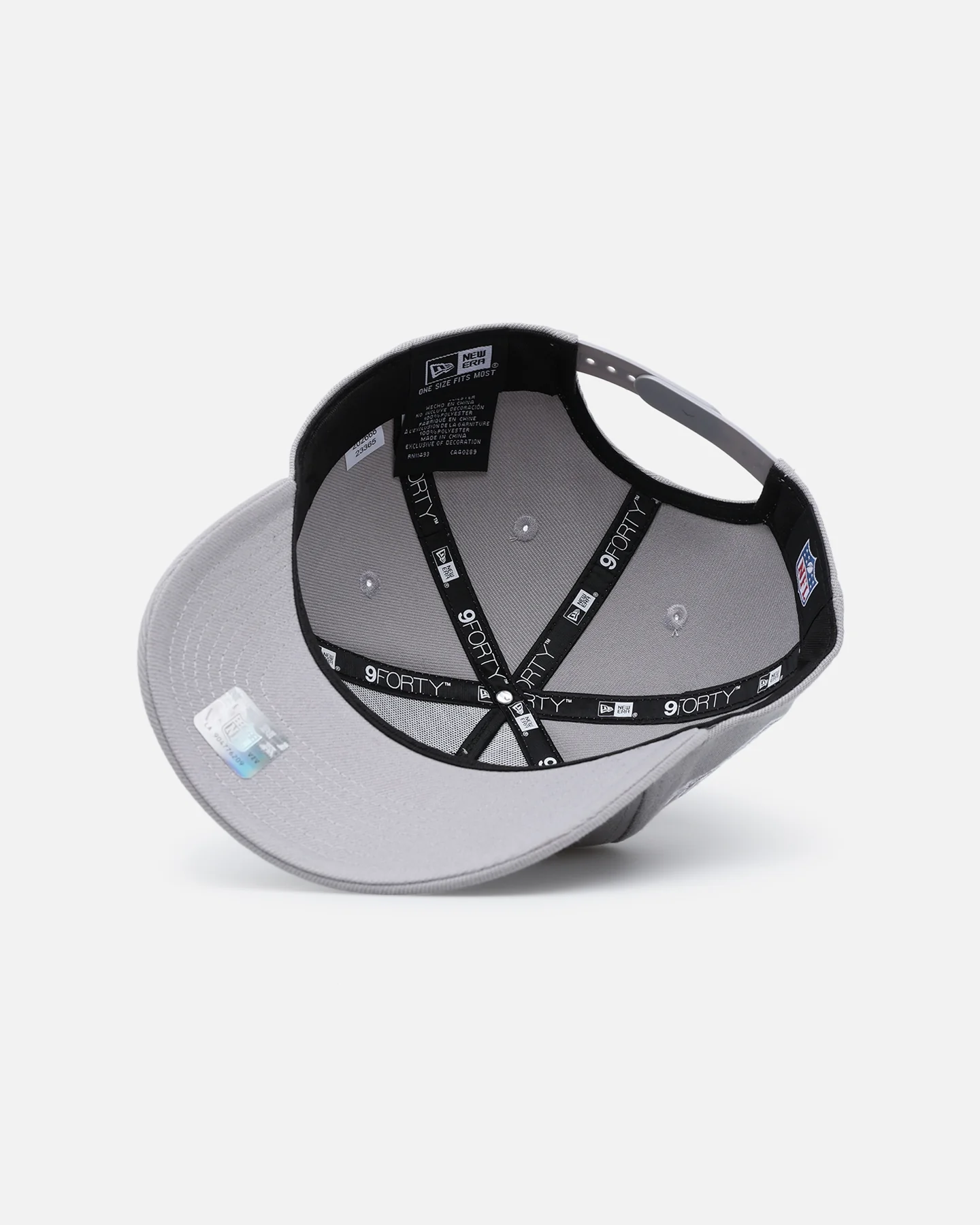 New Era Las Vegas Raiders 'Polychromatic' 9FORTY A-Frame Snapback Grey - Image 6