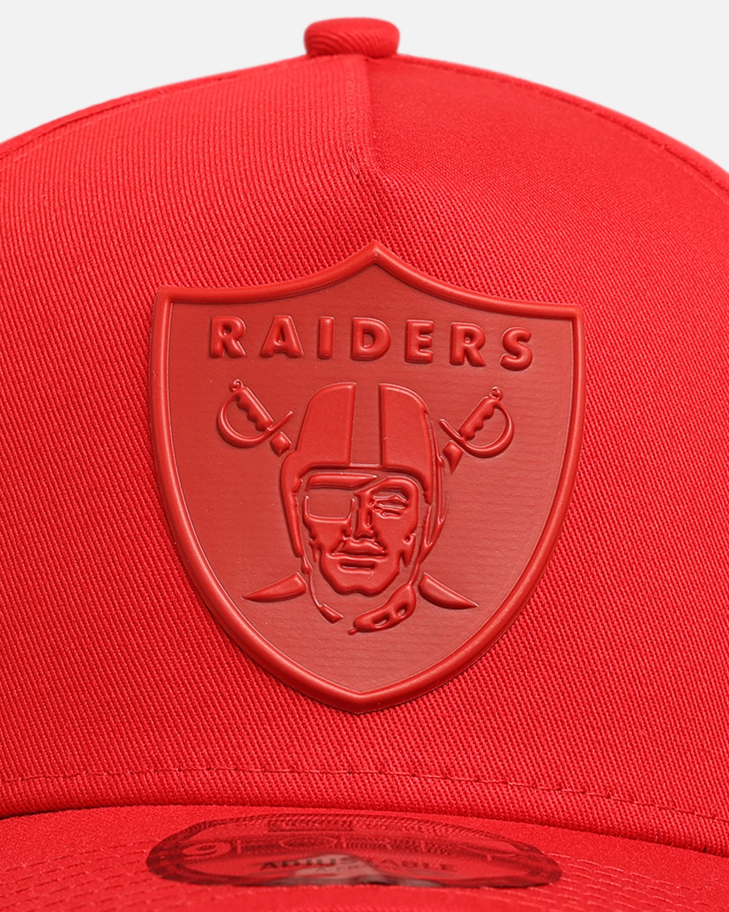 New Era Las Vegas Raiders 'Triple Red' 9FORTY A-Frame Snapback Red - Image 5
