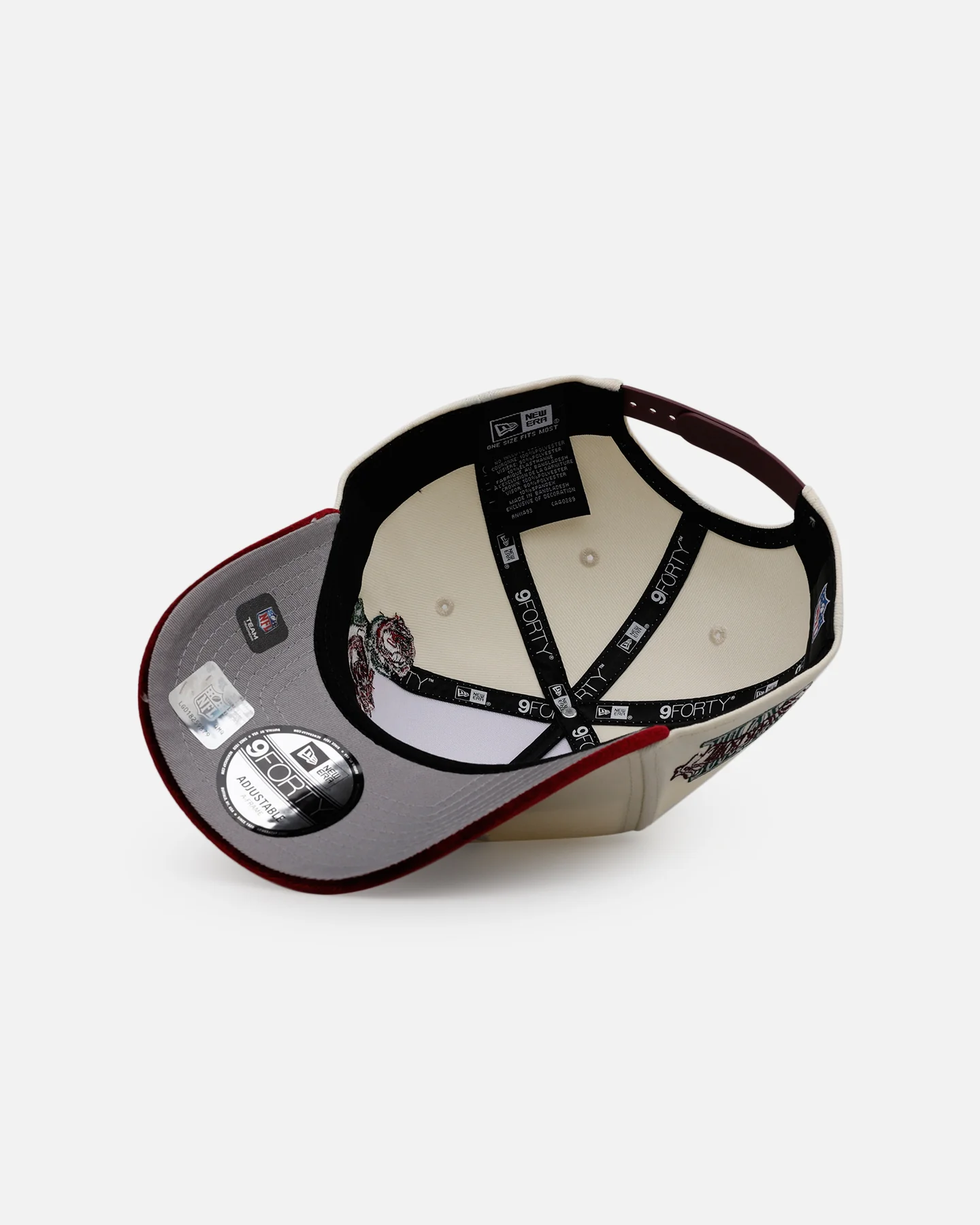 New Era Las Vegas Raiders 'Velvet Roses' 9FORTY A-Frame Snapback Chrome - Image 7