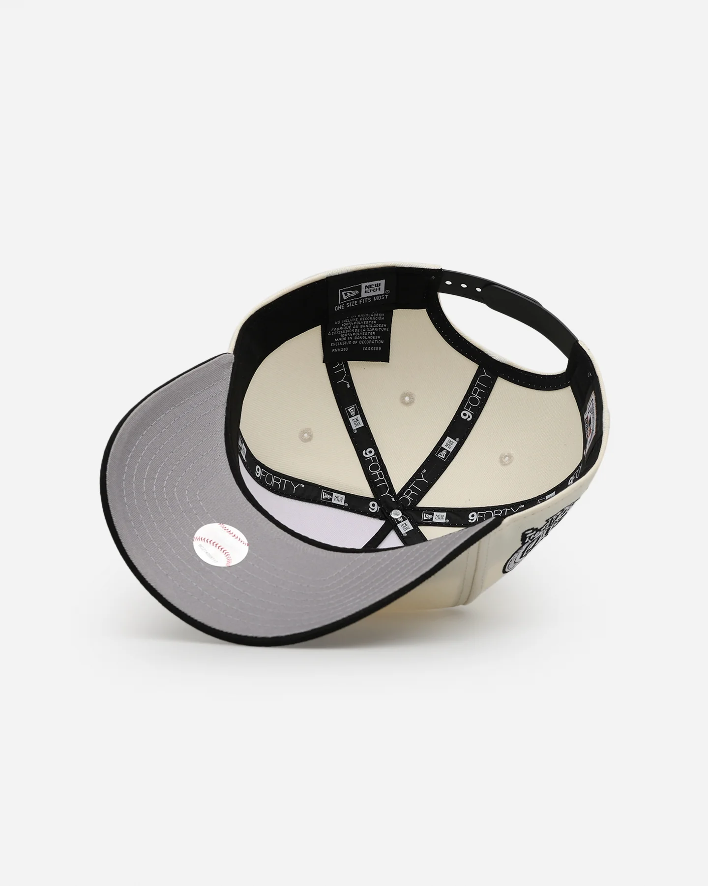 New Era Los Angeles Angels 'Chrome Upside Down Logo' 9FORTY A-Frame Snapback Chrome/Black - Image 6