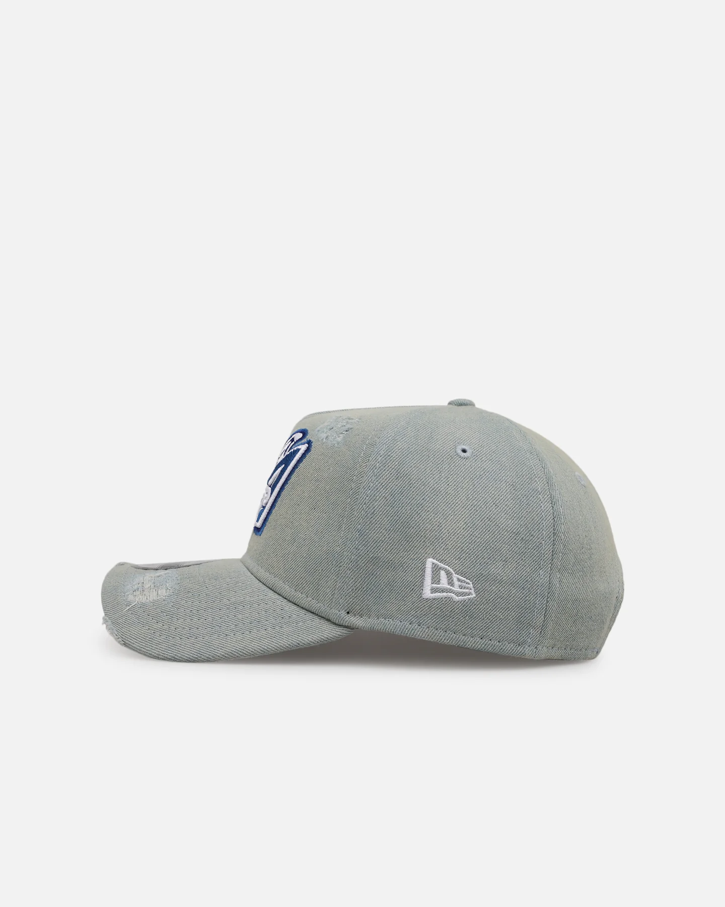 New Era Los Angeles Angels 'Denim' 9FORTY A-Frame Snapback Light Wash Denim - Image 4