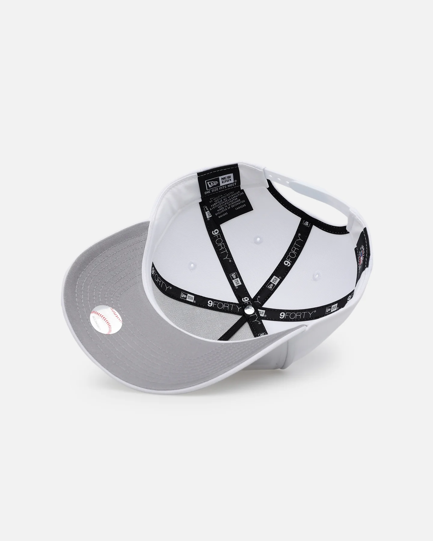 New Era Los Angeles Angels 'Easy White' 9FORTY A-Frame Snapback White/White - Image 6