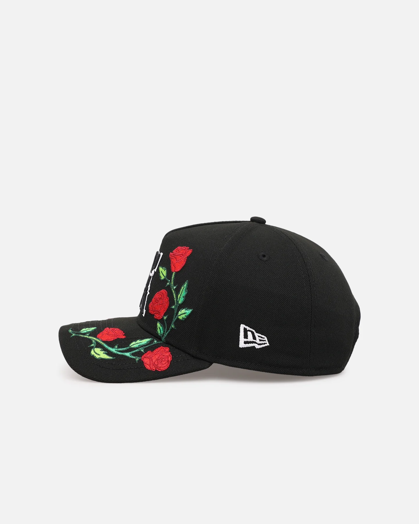 New Era Los Angeles Angels 'Garden' 9FORTY A-Frame Snapback Black - Image 4