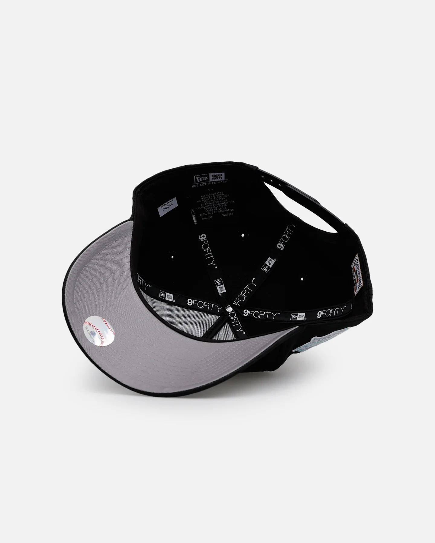 New Era Los Angeles Angels 'Icy Camo' 9FORTY A-Frame Snapback Black/Camo - Image 6