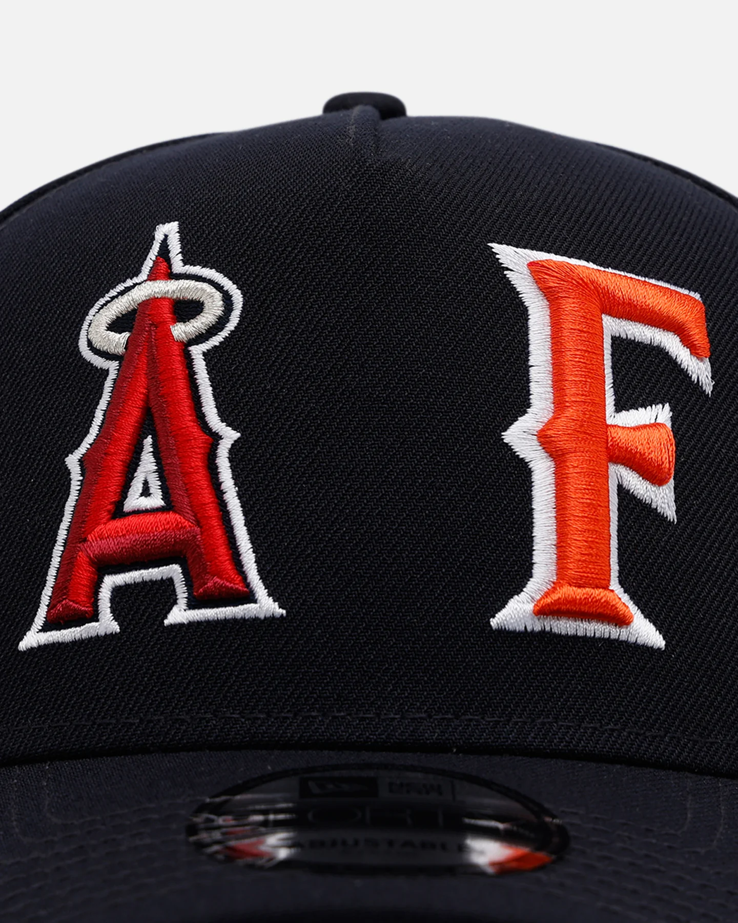 New Era Los Angeles Angels 'MLB & NCAA Dual Logo' 9FORTY A-Frame Snapback Navy - Image 5