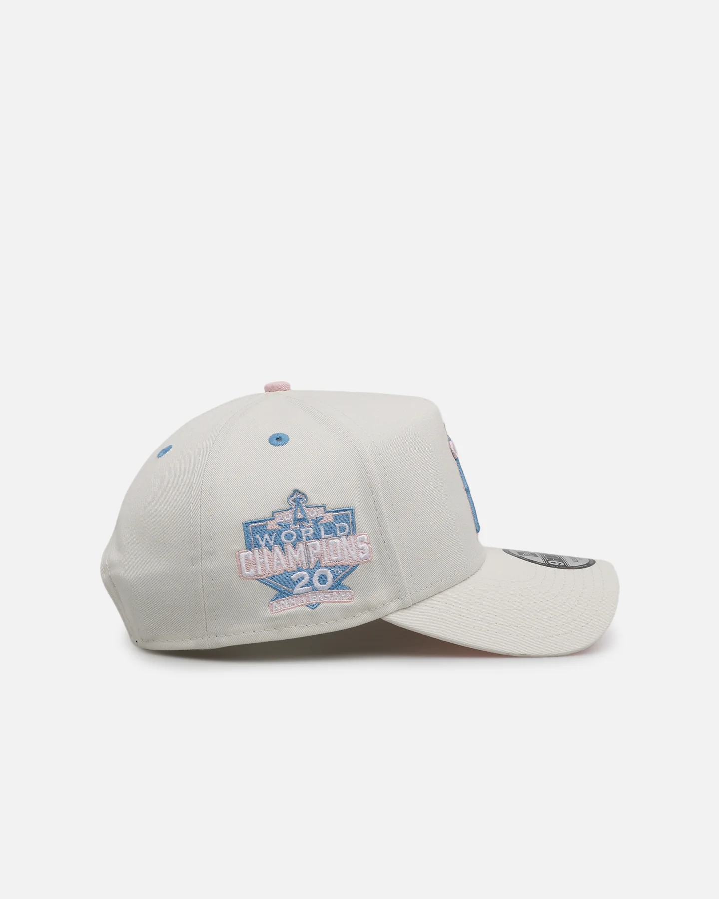 New Era Los Angeles Angels 'Pastel' 9FORTY A-Frame Snapback Chrome White - Image 3
