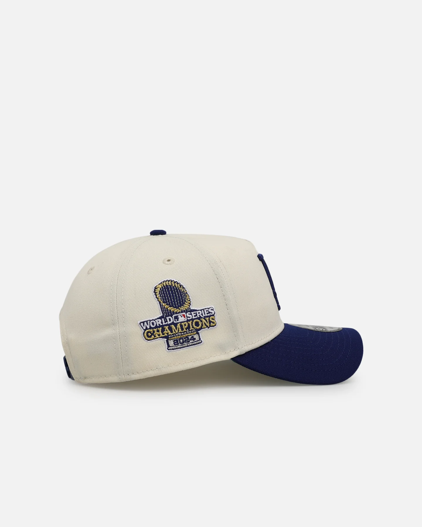New Era Los Angeles Dodgers '24 Champs' 9FORTY A-Frame Snapback Chrome - Image 3