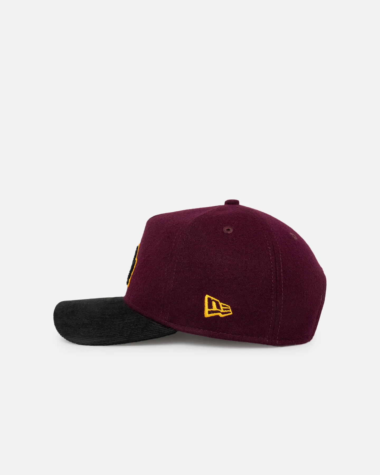 New Era Los Angeles Dodgers 'Large Chenille' 9FORTY A-Frame Snapback Maroon - Image 19