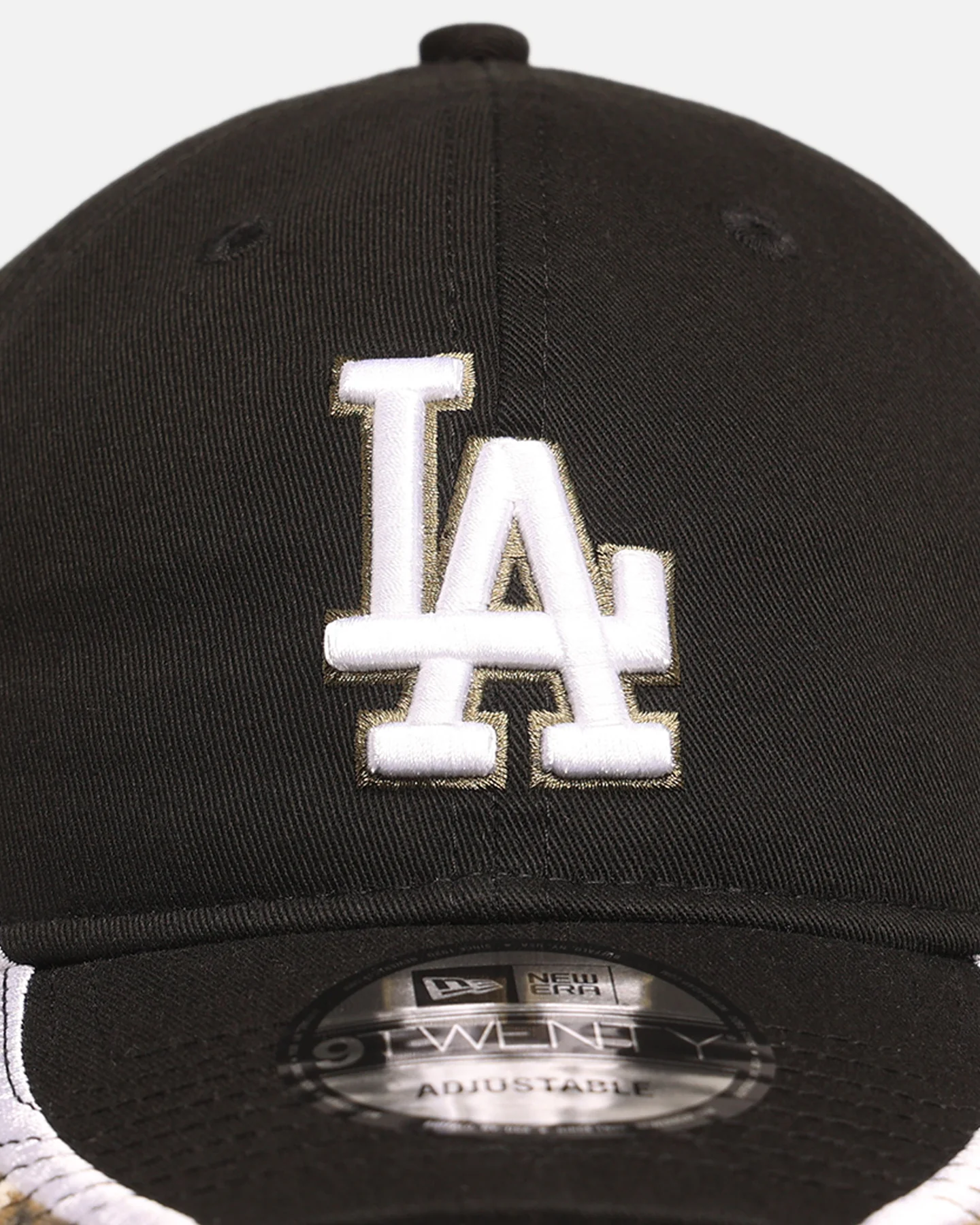 New Era Los Angeles Dodgers 'Black Realtree' 9TWENTY Strapback Black/Realtree - Image 5